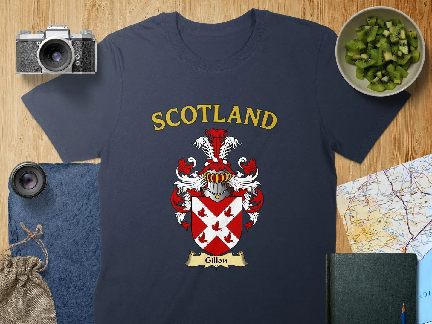 Scotland Gillon Family Crest Design T-shirt product type