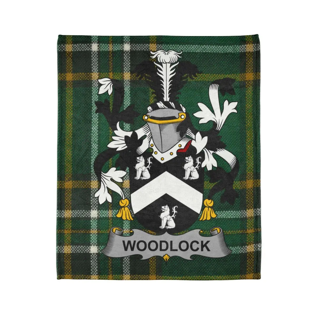 Personalized Woodlock Family Crest Blanket product
