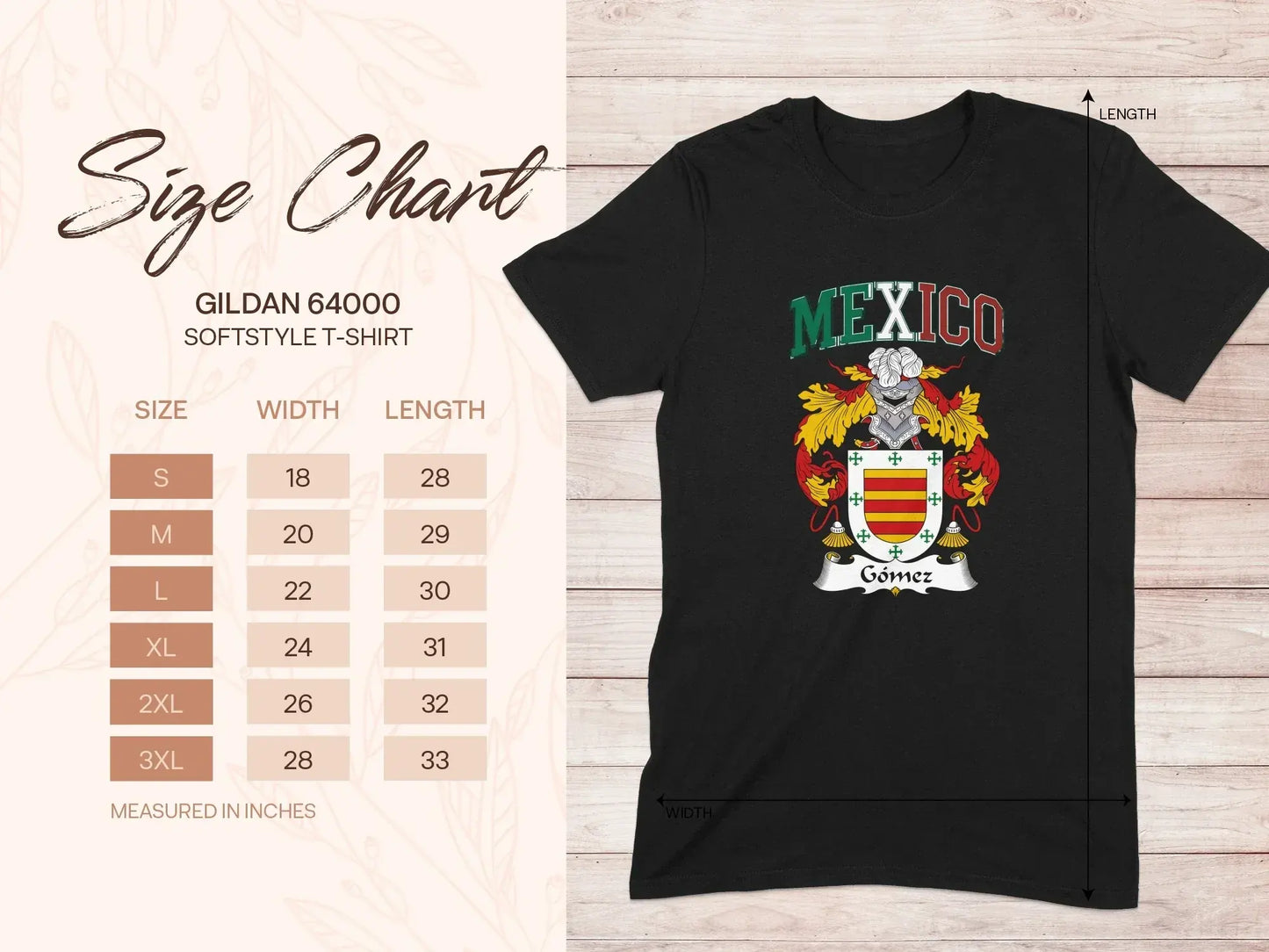 Mexico Gomez Coat of Arms Graphic Tee Shirt product