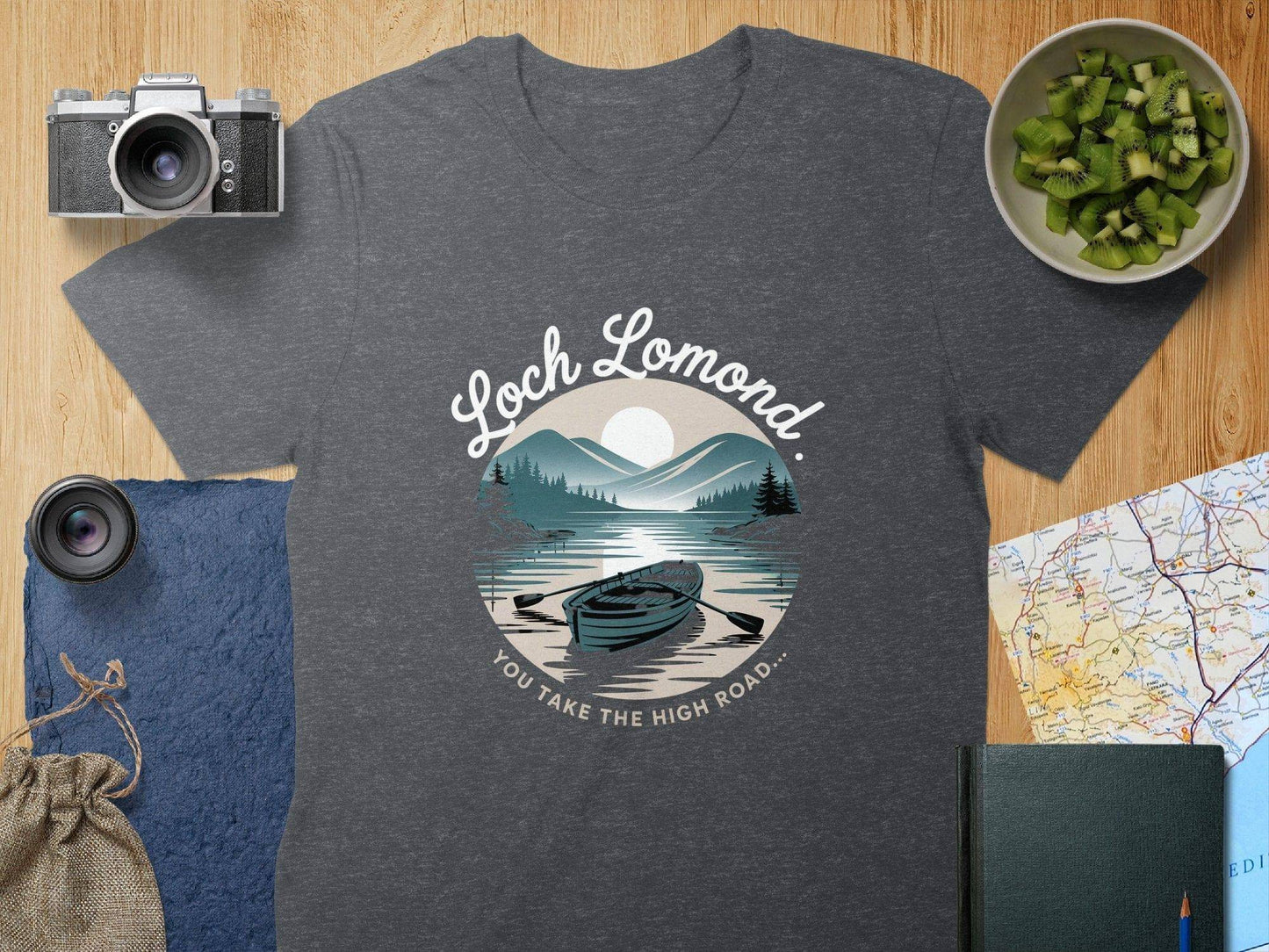 Loch Lomond Scenic High Road Graphic T-shirt product
