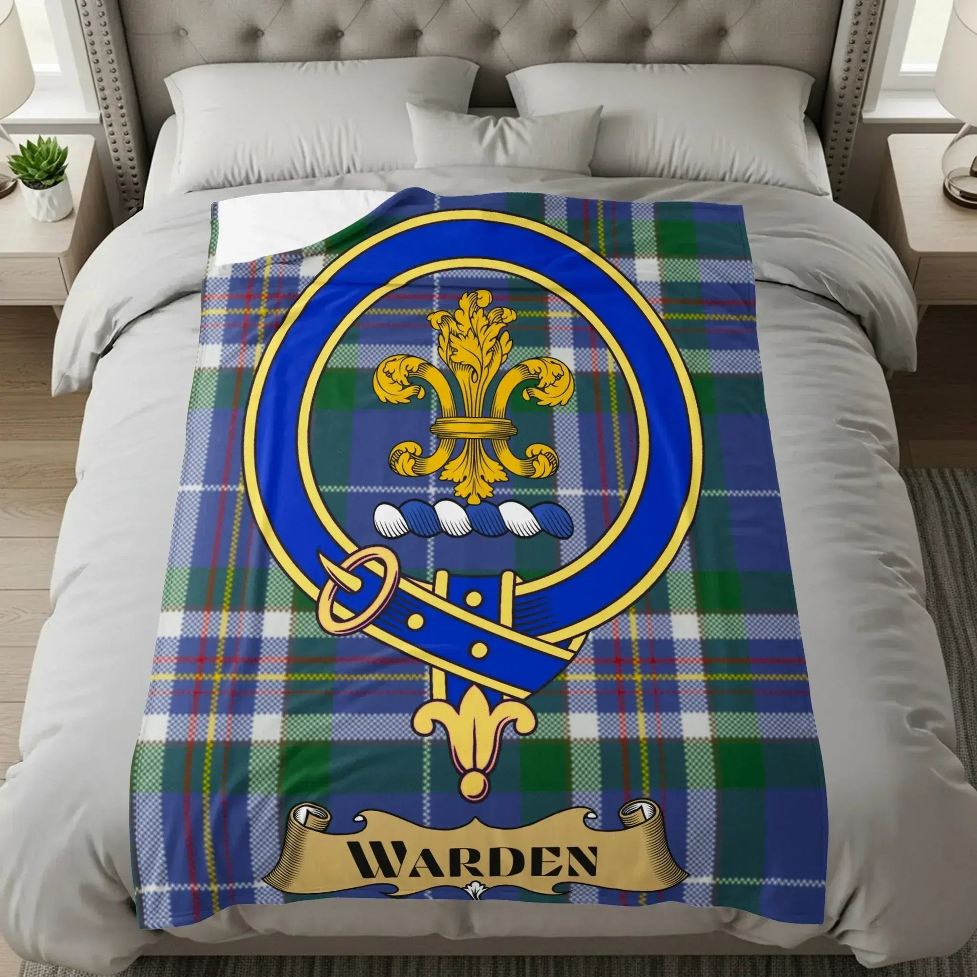 Tartan Design Decorative Cozy Blanket Warden product