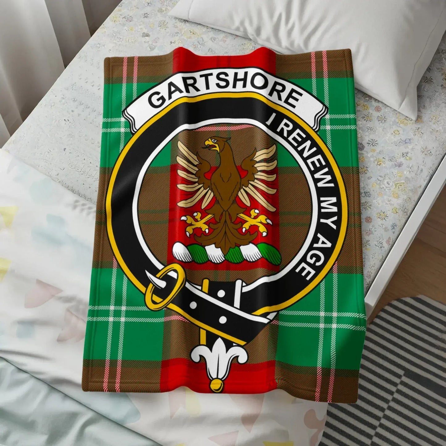 Gartshore I Renew My Age Emblem Design Blanket product
