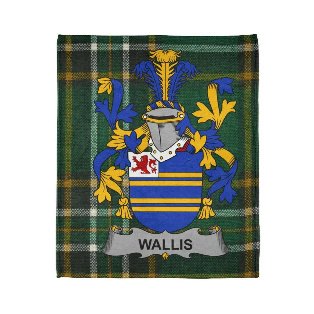 Wallis Tartan Colorful Family Crest Blanket product