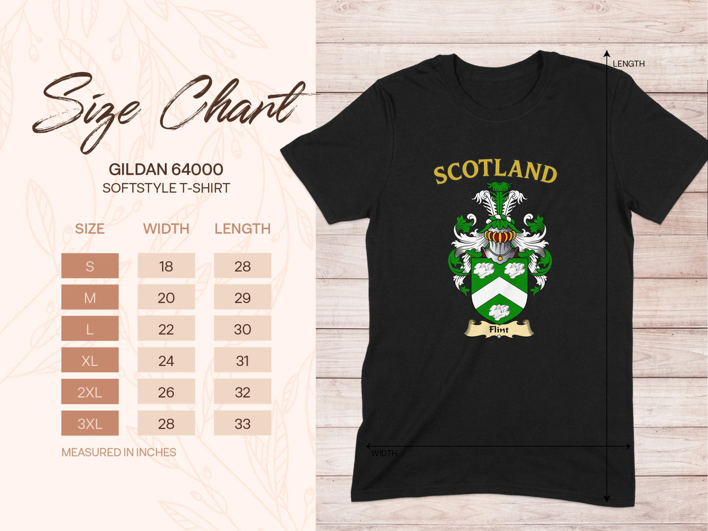 Scotland Gildan 64000 Softstyle T-shirt product type