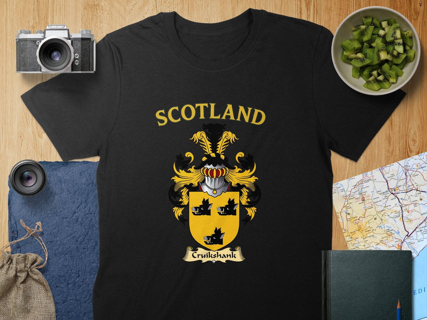Cruikshank Clan Family Crest Scotland T-Shirt - Celtic Ancestry Gifts