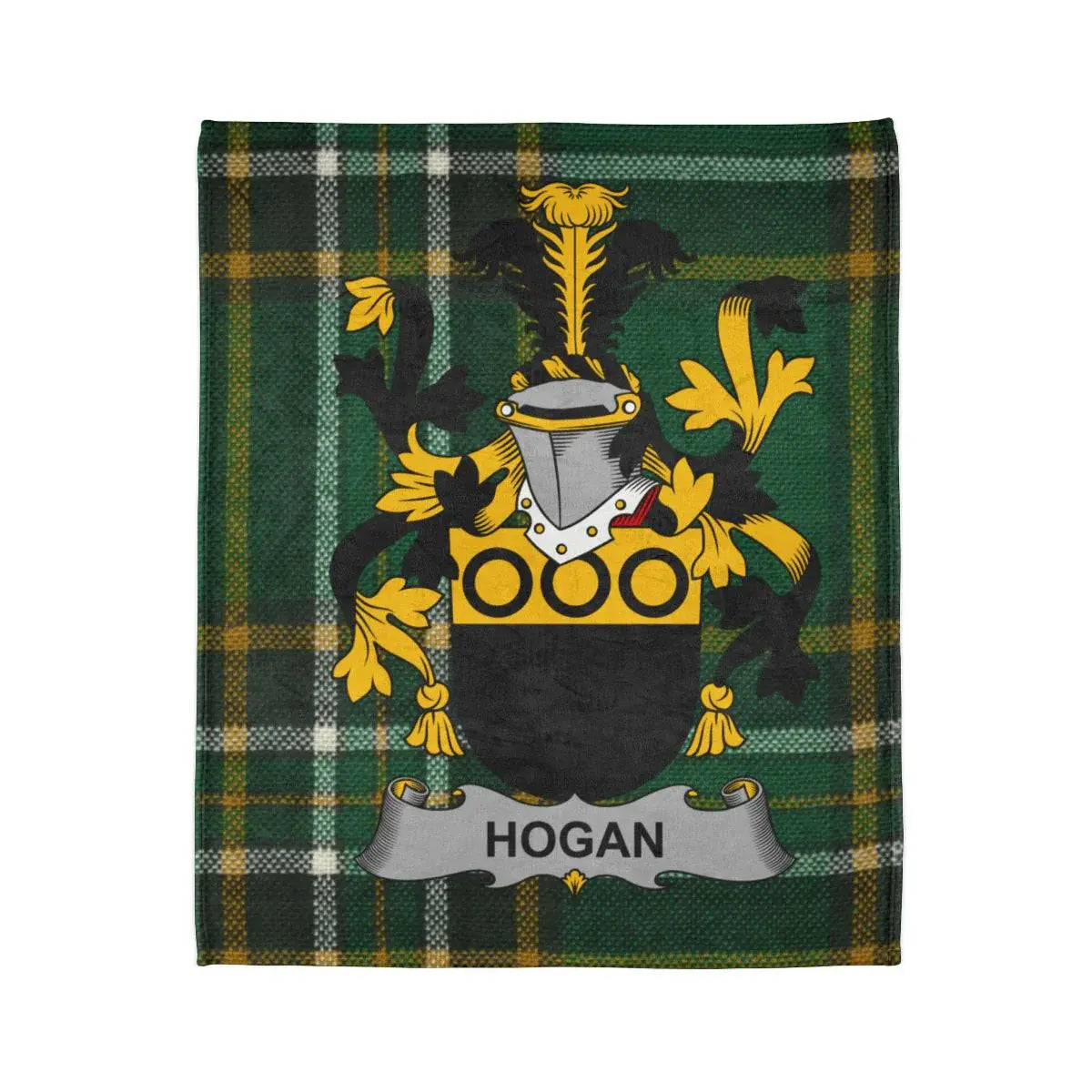 Hogan Family Crest Tartan Blanket Product