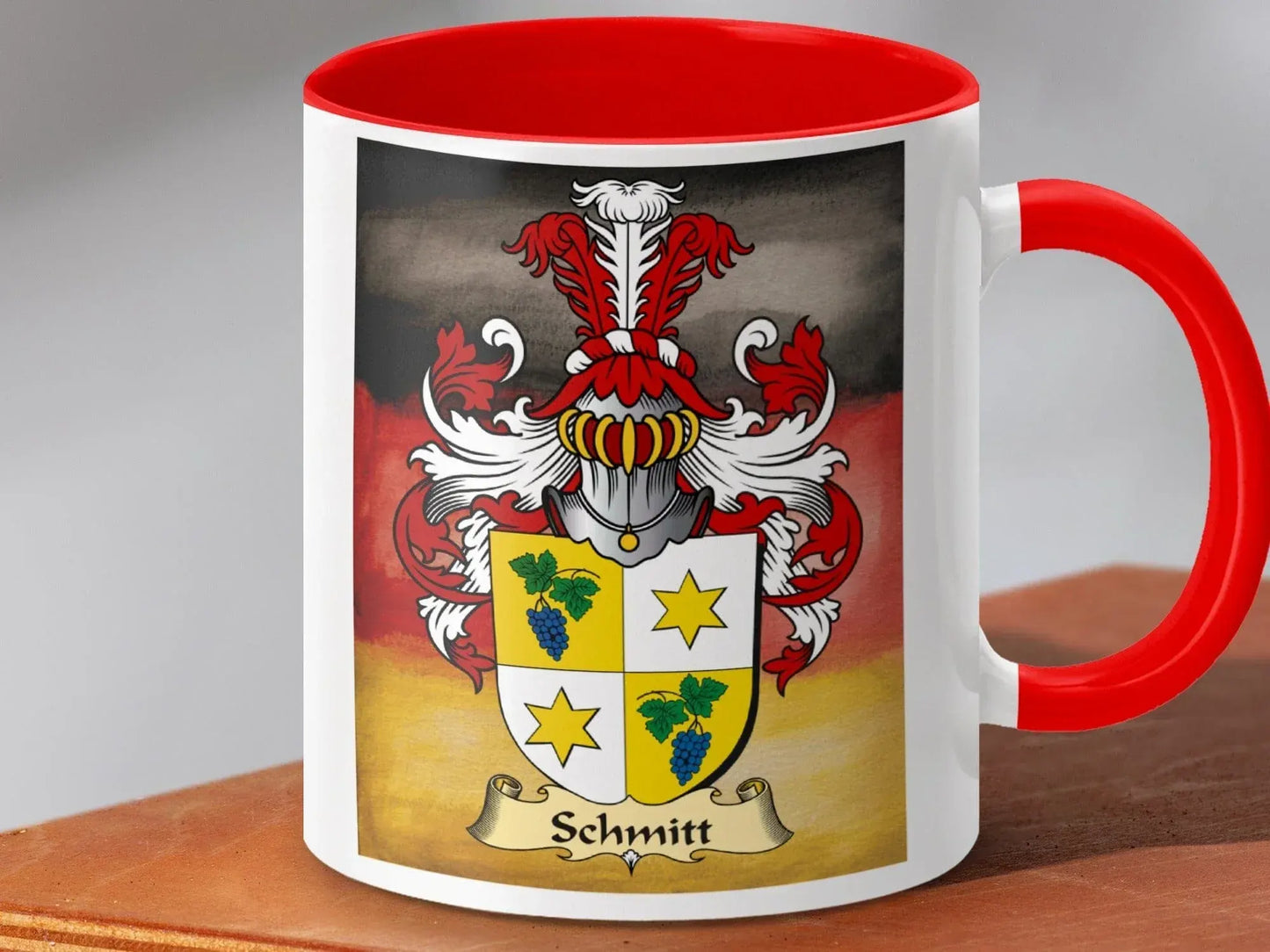 German Family Coat of Arms Schmitt Design Mug product