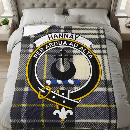 Hannay Per Ardua Ad Alta Clan Crest Plaid product