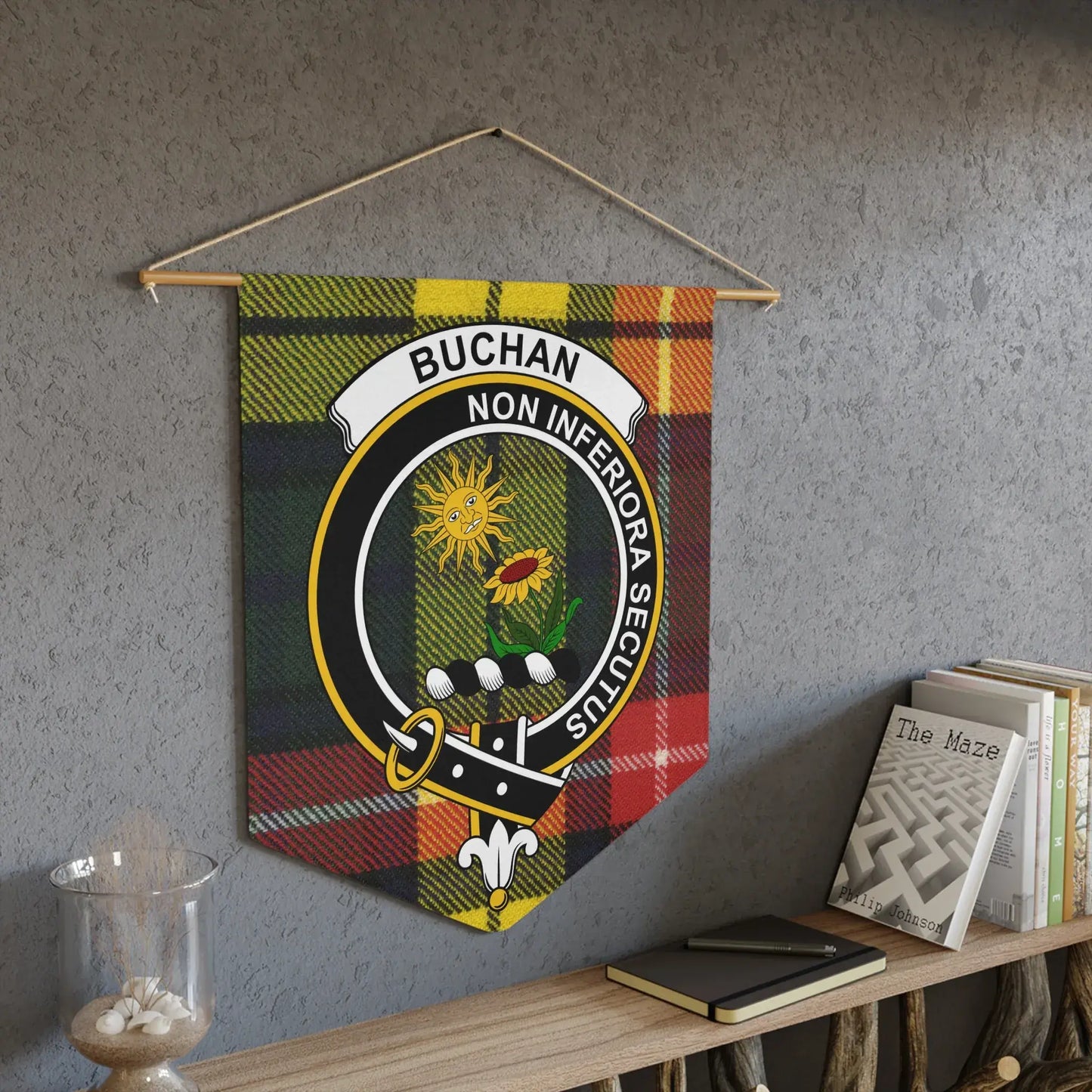 Buchan Clan Crest Tartan Plaque Wall Hanging product