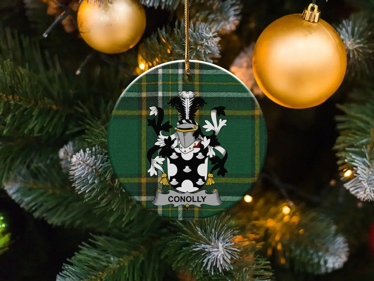 Family Crest Personalized Ornament Customizable product