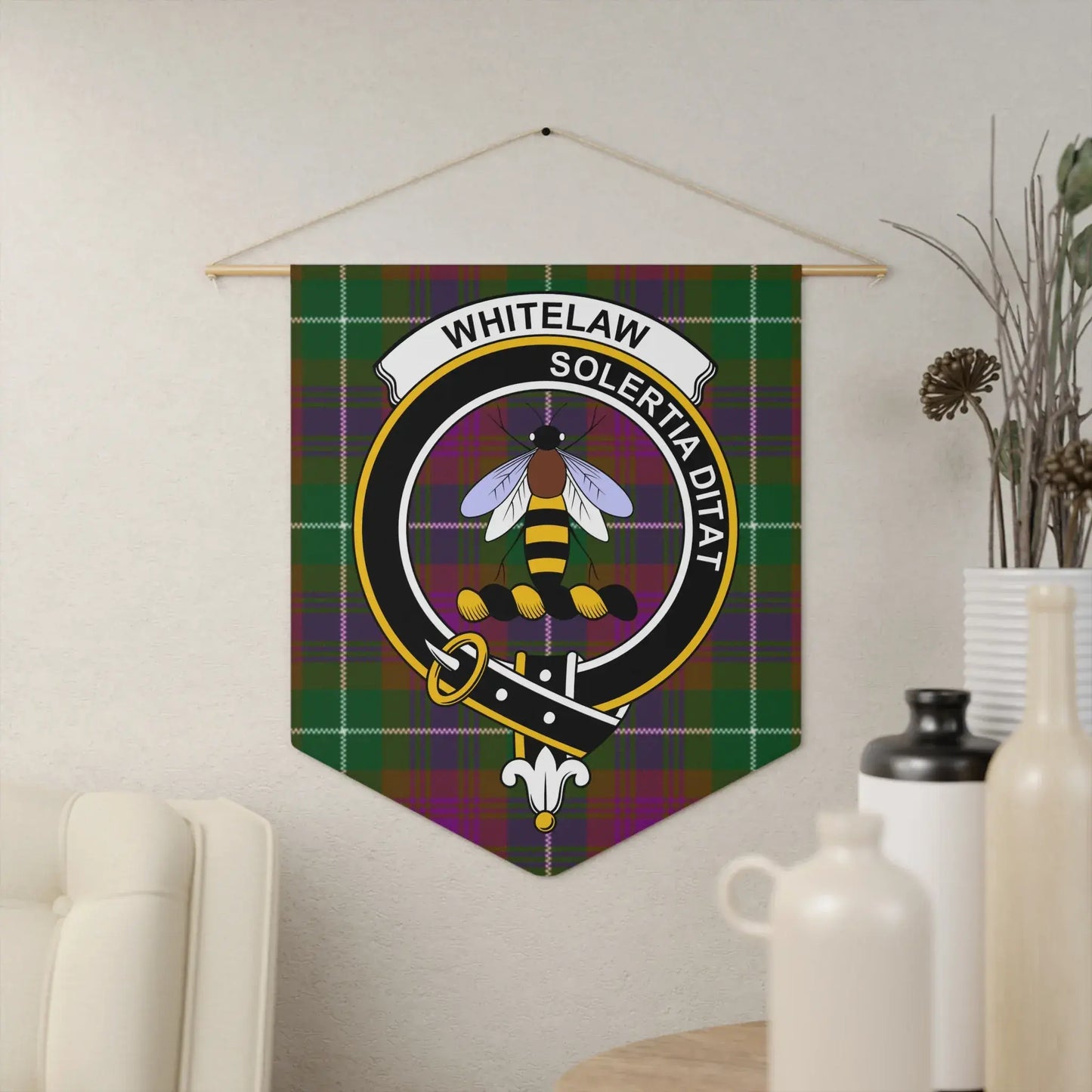 Whitelaw Solertia Ditat Tartan Wall Banner product