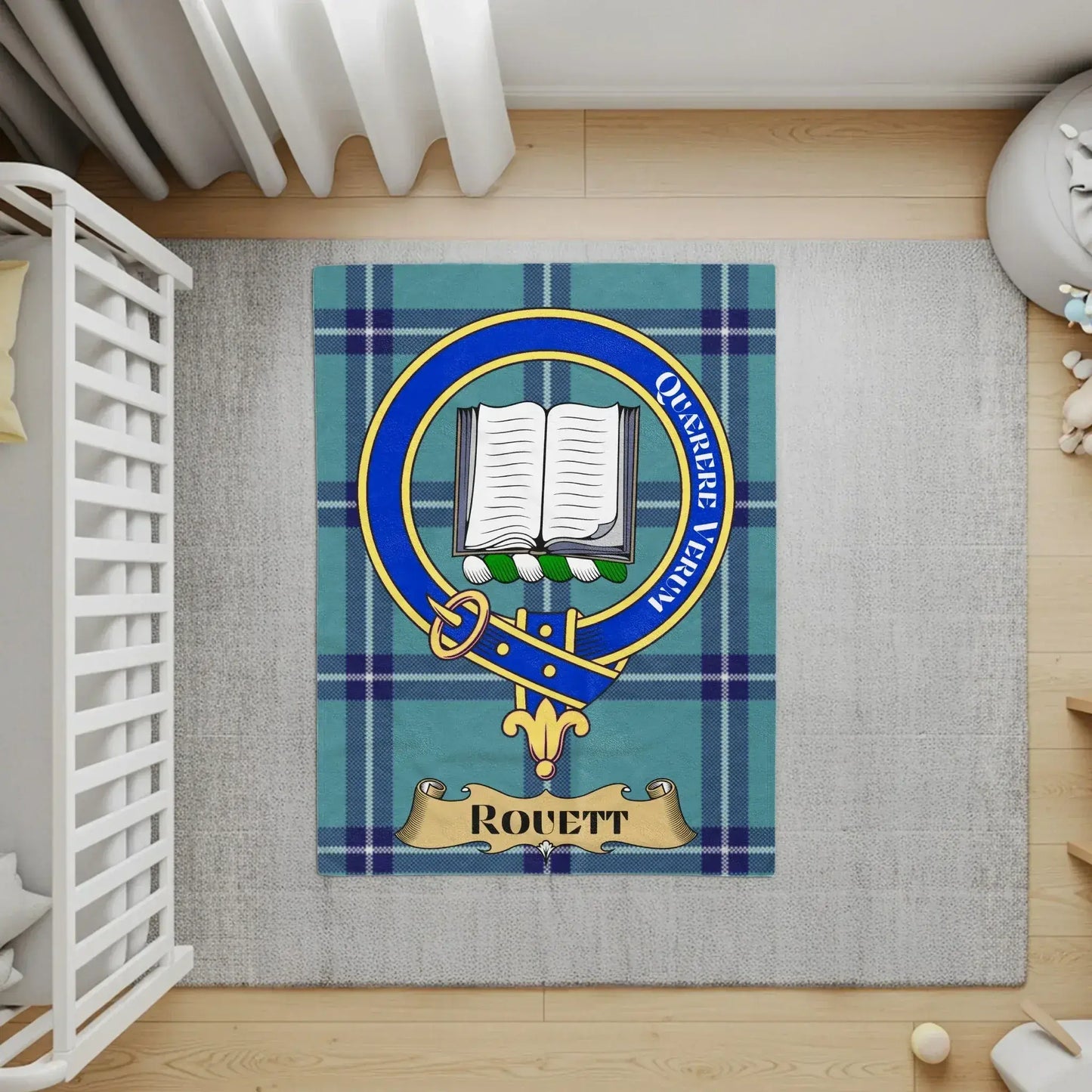 Scottish Heritage Tartan Family Crest Area Rug product