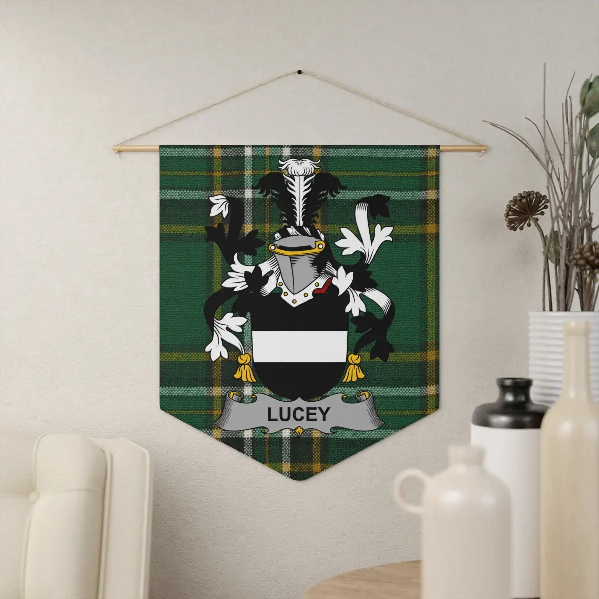 Lucey Family Crest Wall Hanging Banner product