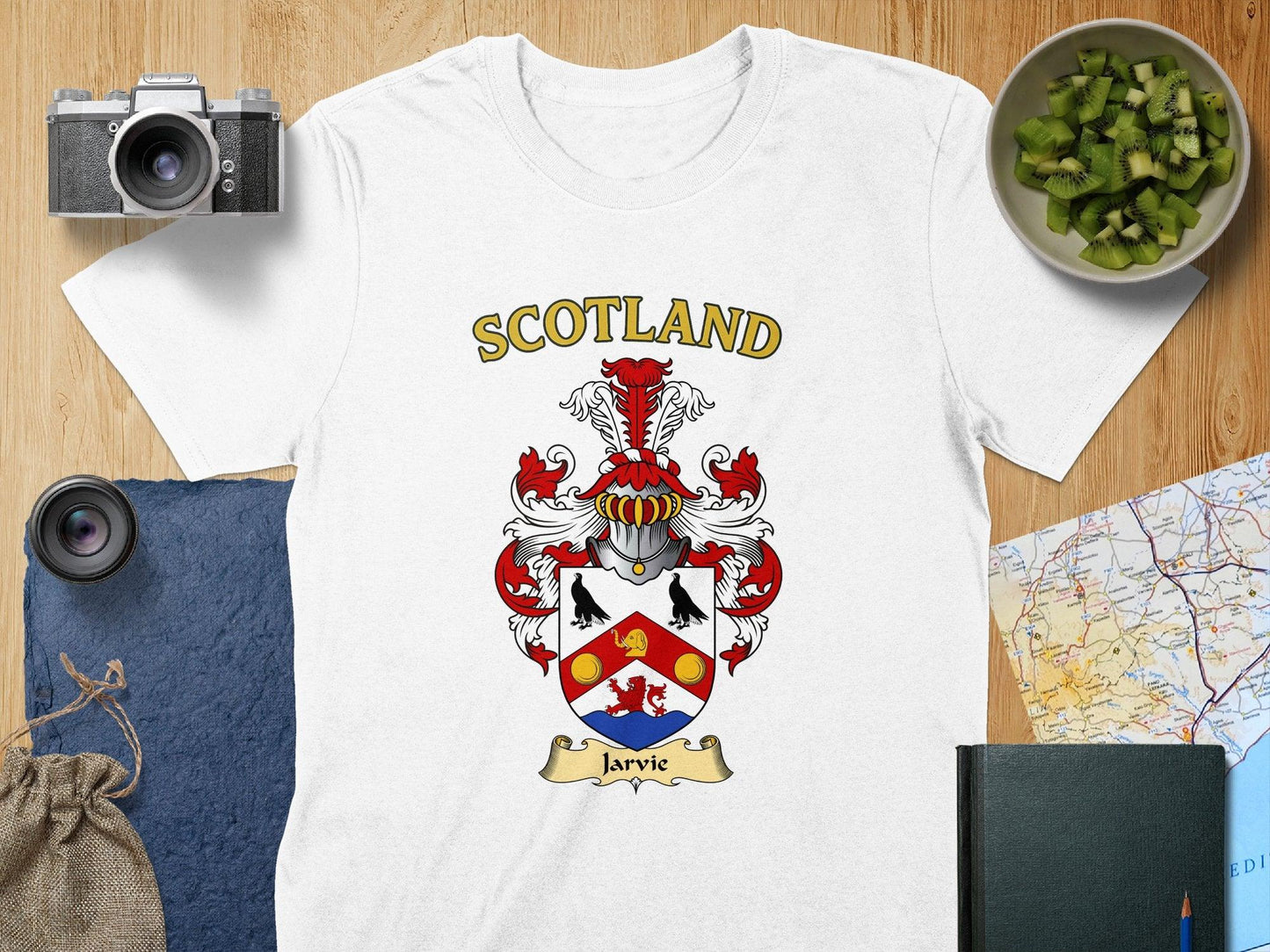 Scotland Jarvic Crest Graphic T-Shirt Apparel product type