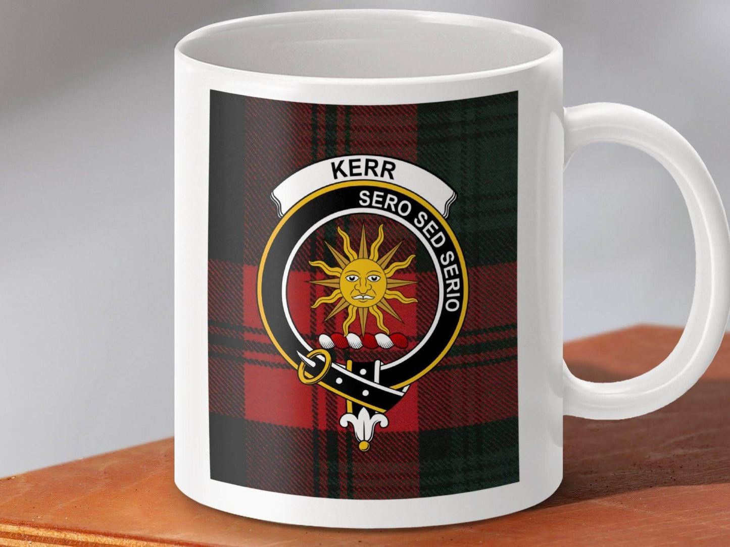 Kerr Sero Sed Serio Plaid Design Mug product
