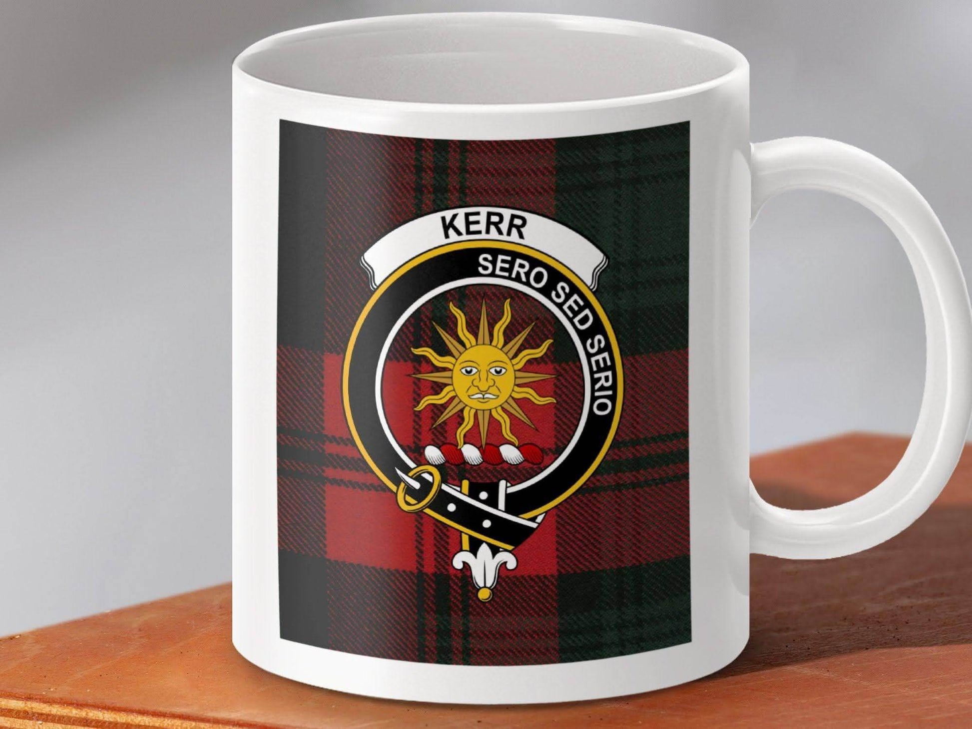 Kerr Sero Sed Serio Plaid Design Mug product