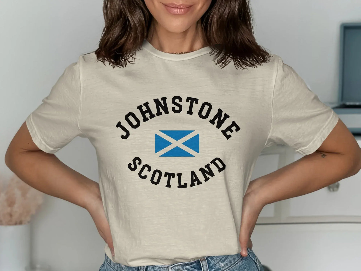 Johnstone Scotland Flag Graphic Tee product