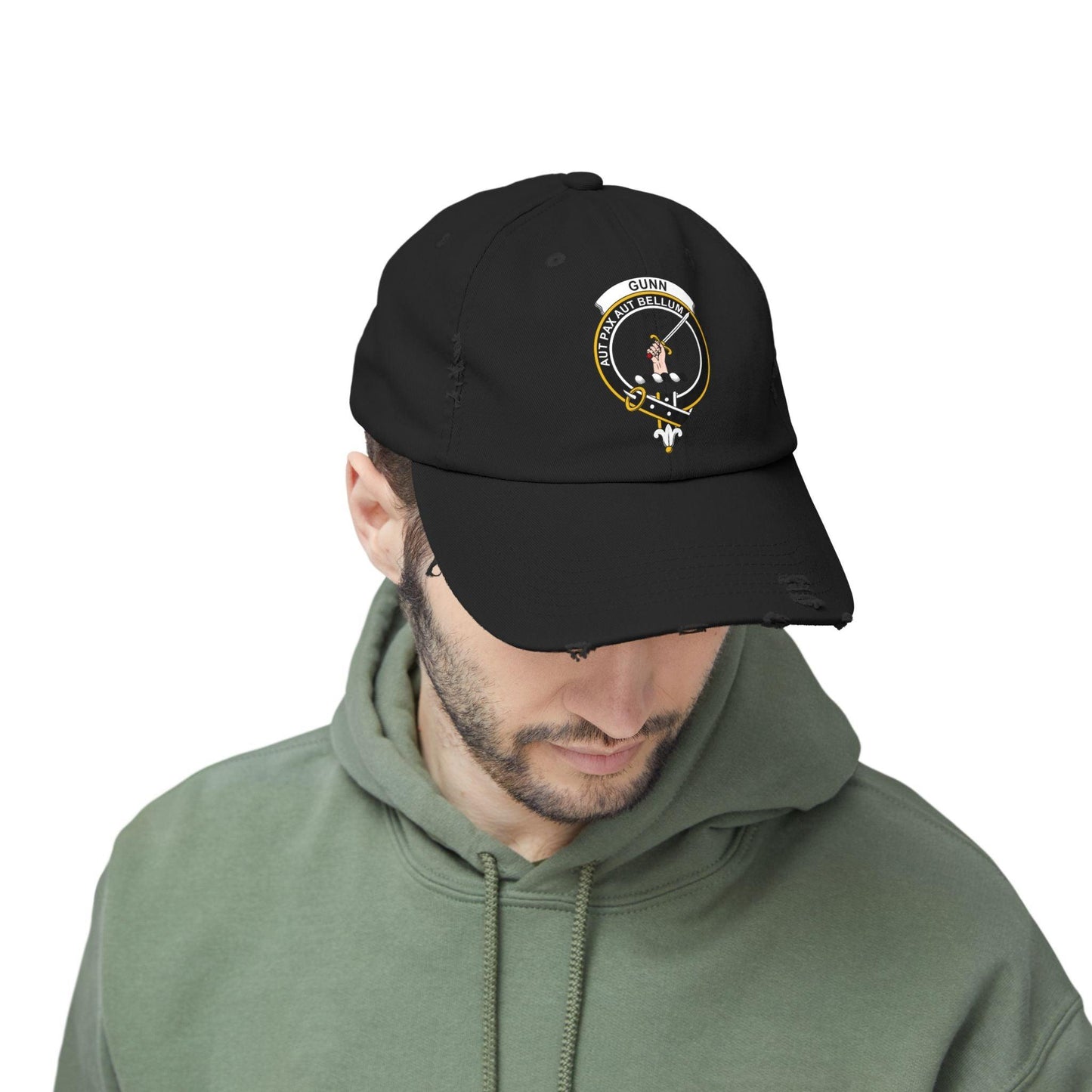 Gunn Clan Crest Scottish Baseball Cap
