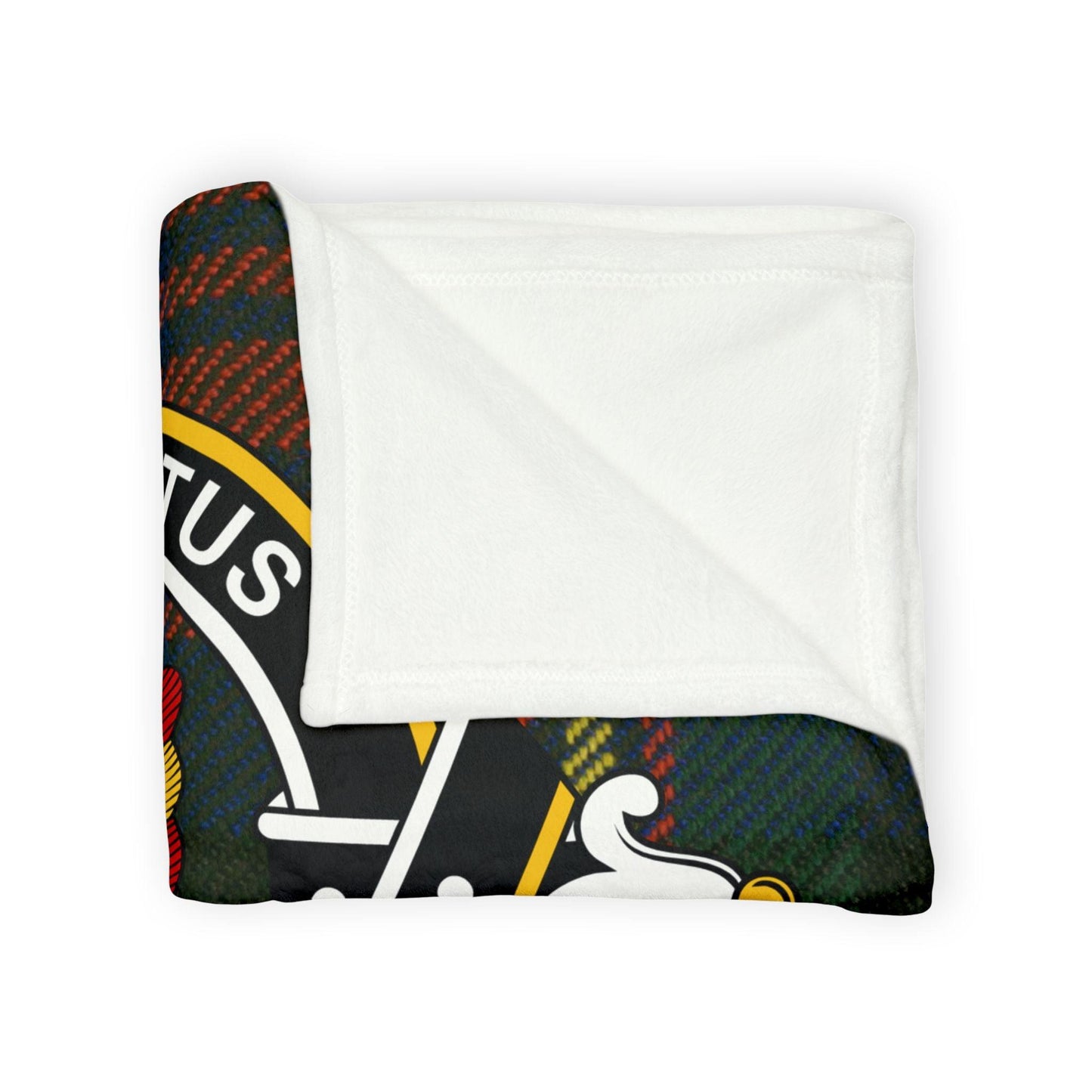 Logan Clan Tartan Blanket – Scottish Crest Throw, Soft & Cozy - Celtic Ancestry Gifts