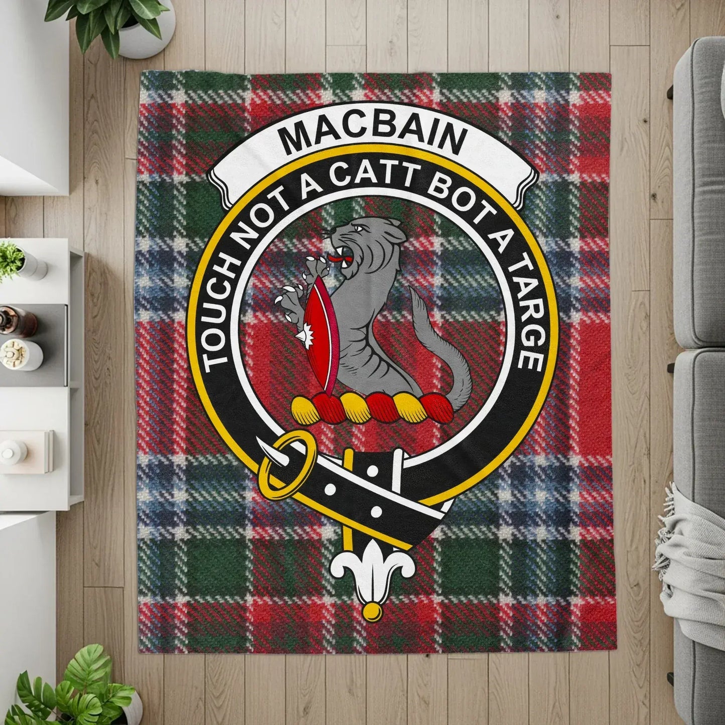 Clan MacBain Tartan Design Scottish Plaid product type