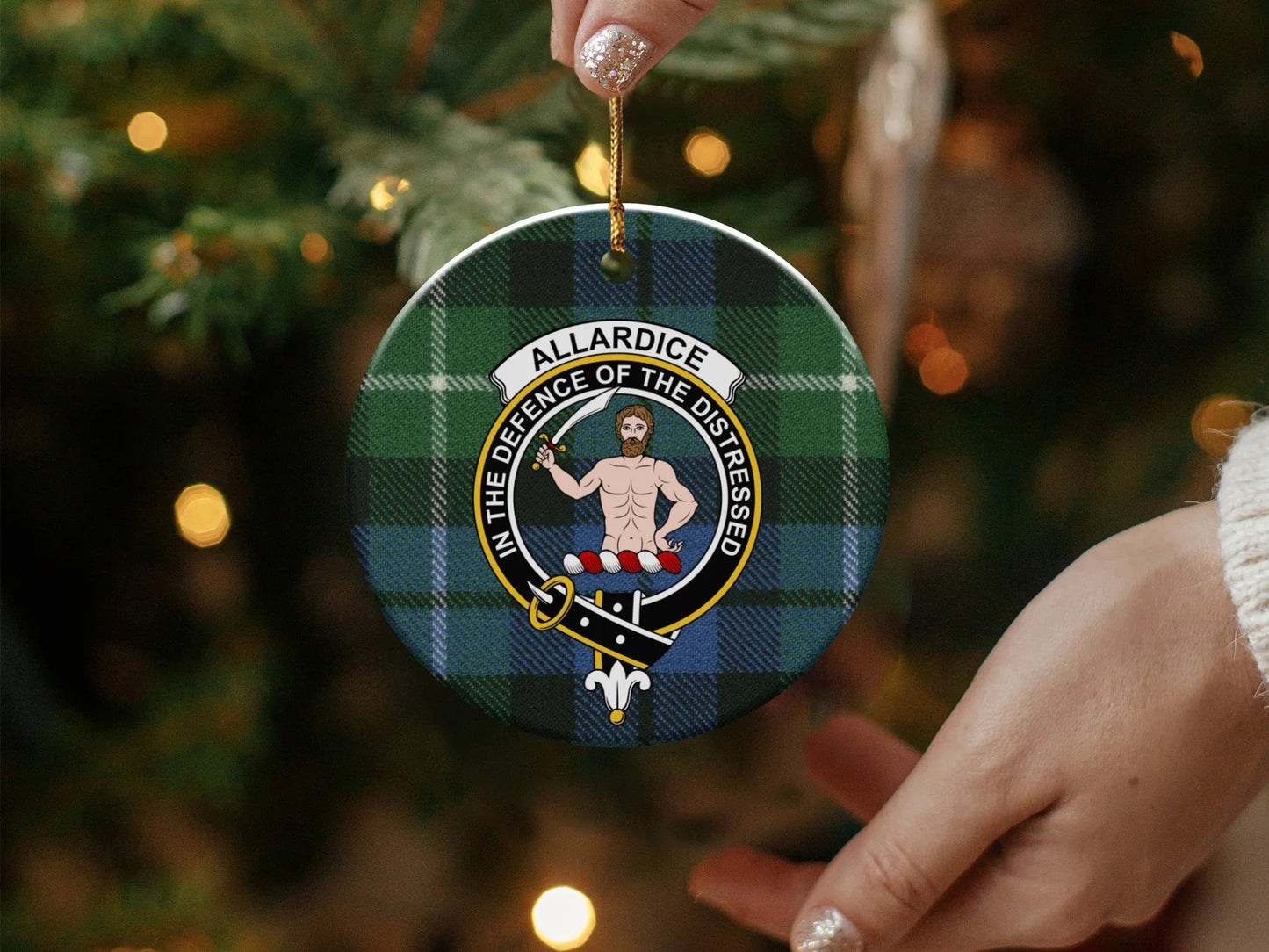 Allardice Clan Tartan Ornament Christmas product