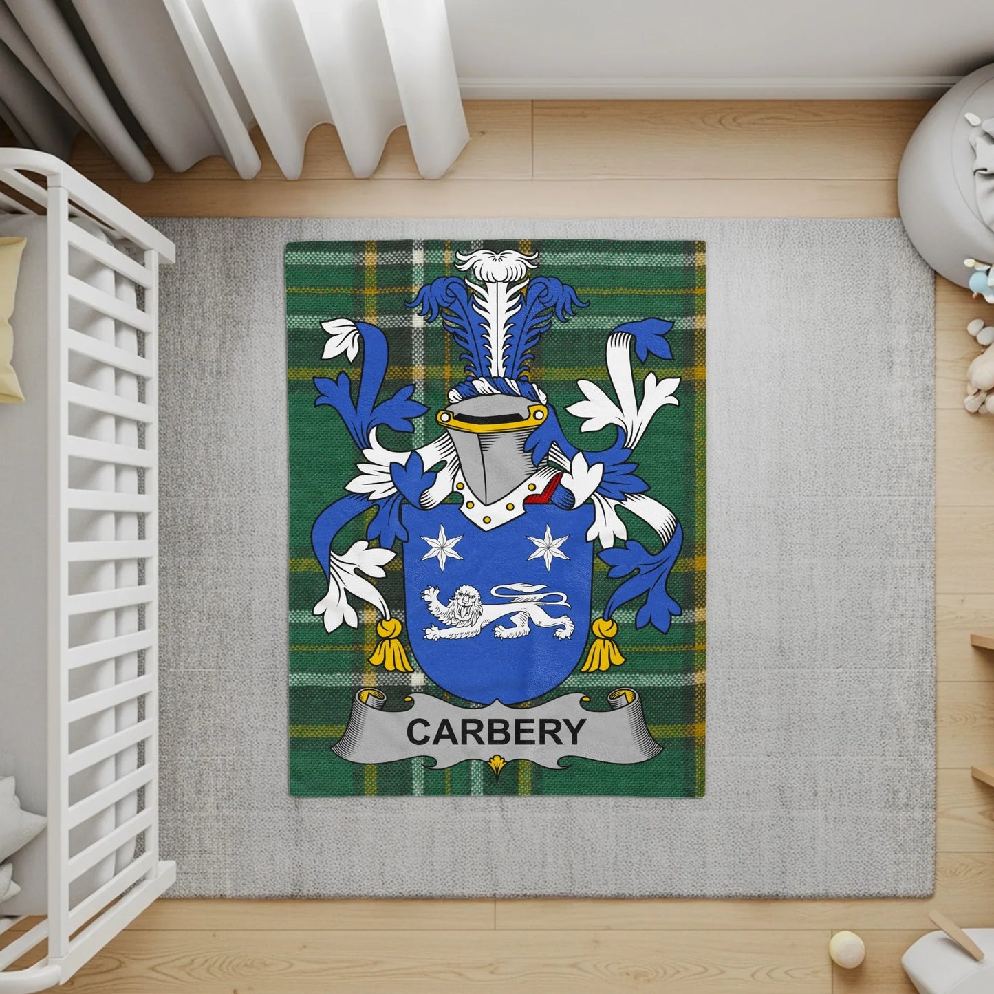 Custom Family Crest Personalized Home Decor Rug product type