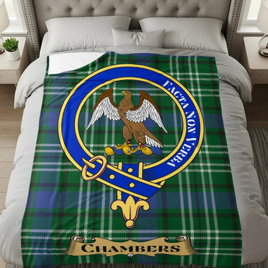 Cozy Custom Designed Tartan Eagle Blanket product type