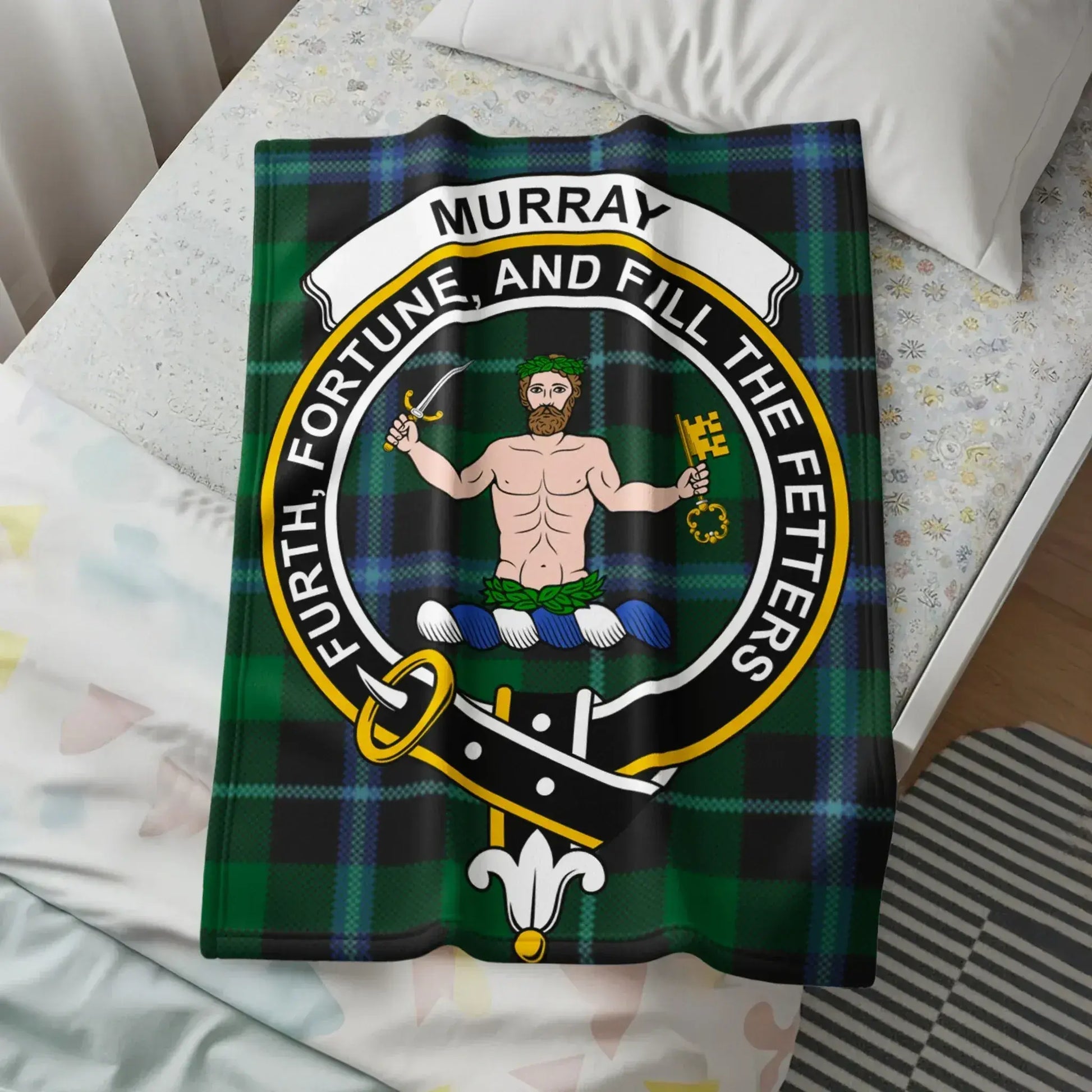 Murray Furth Fortune and Fill the Fetters blanket product