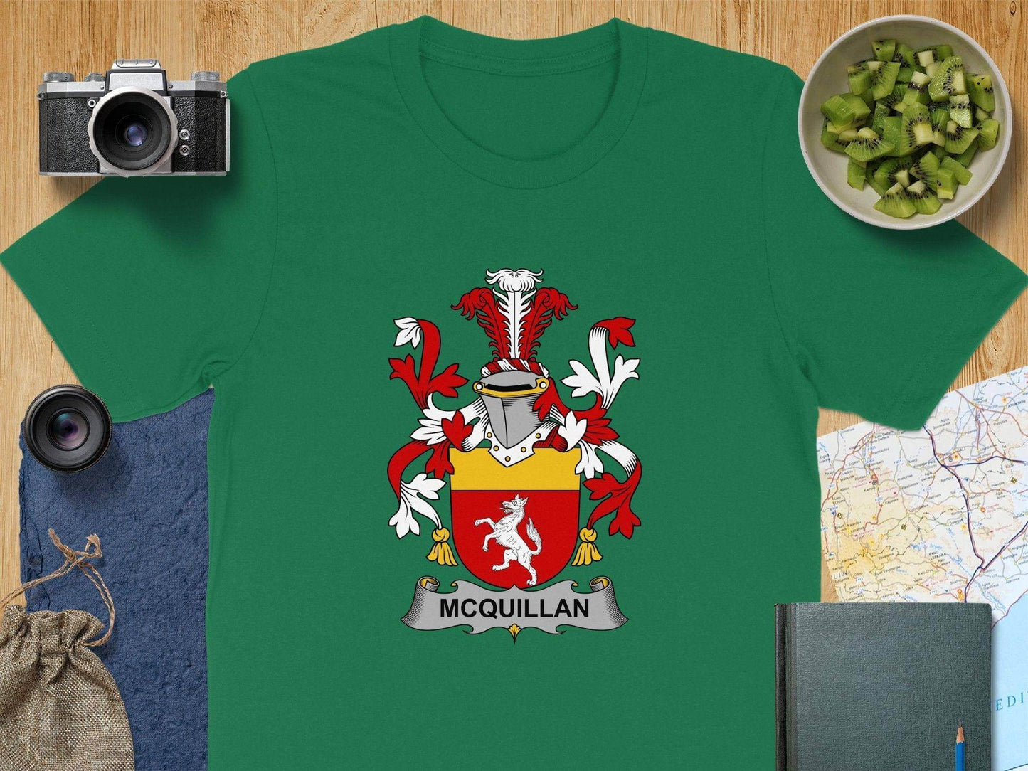 McQuillan Family Crest Graphic T-Shirt product type