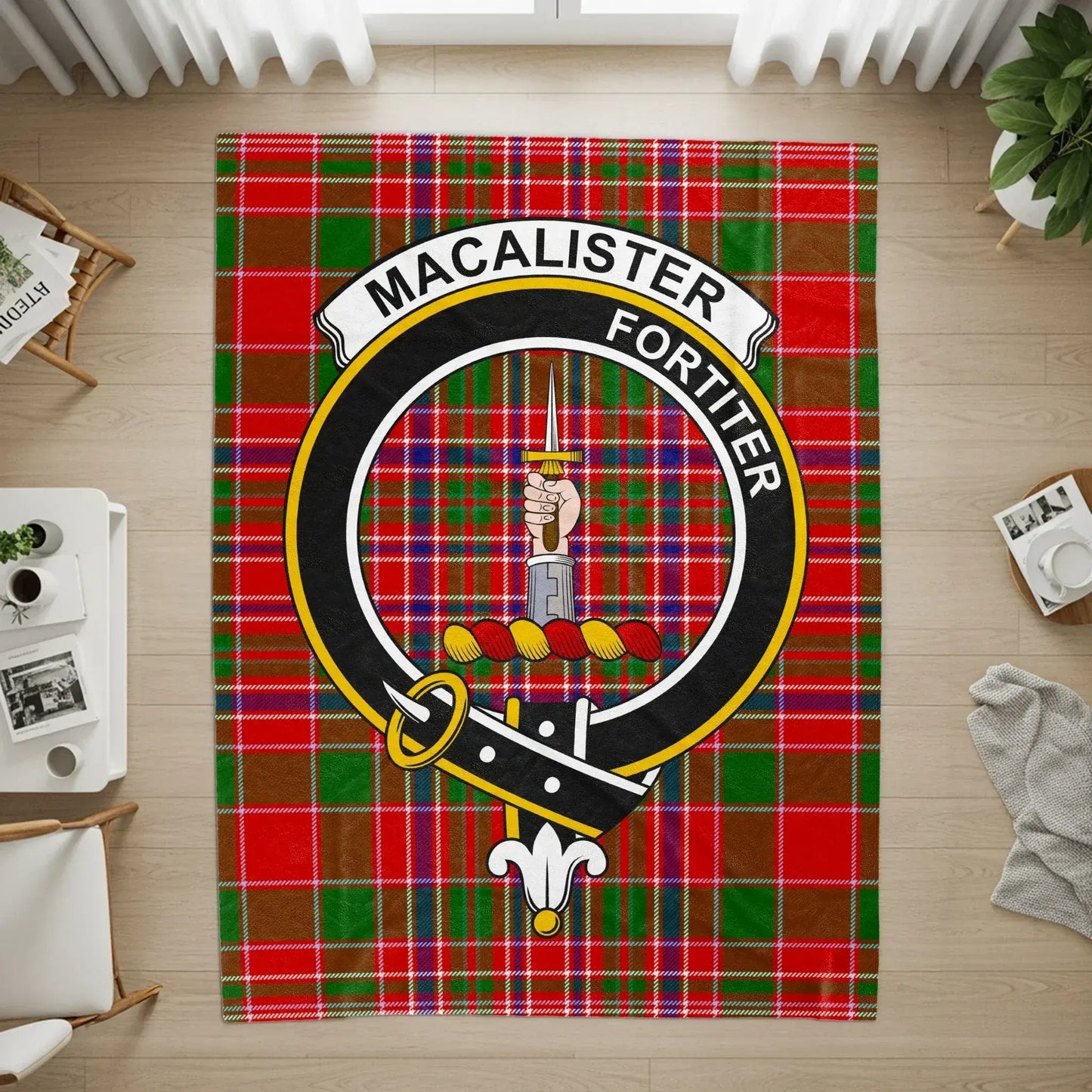 Macalister Fortiter Plaid Design Area Rug product type