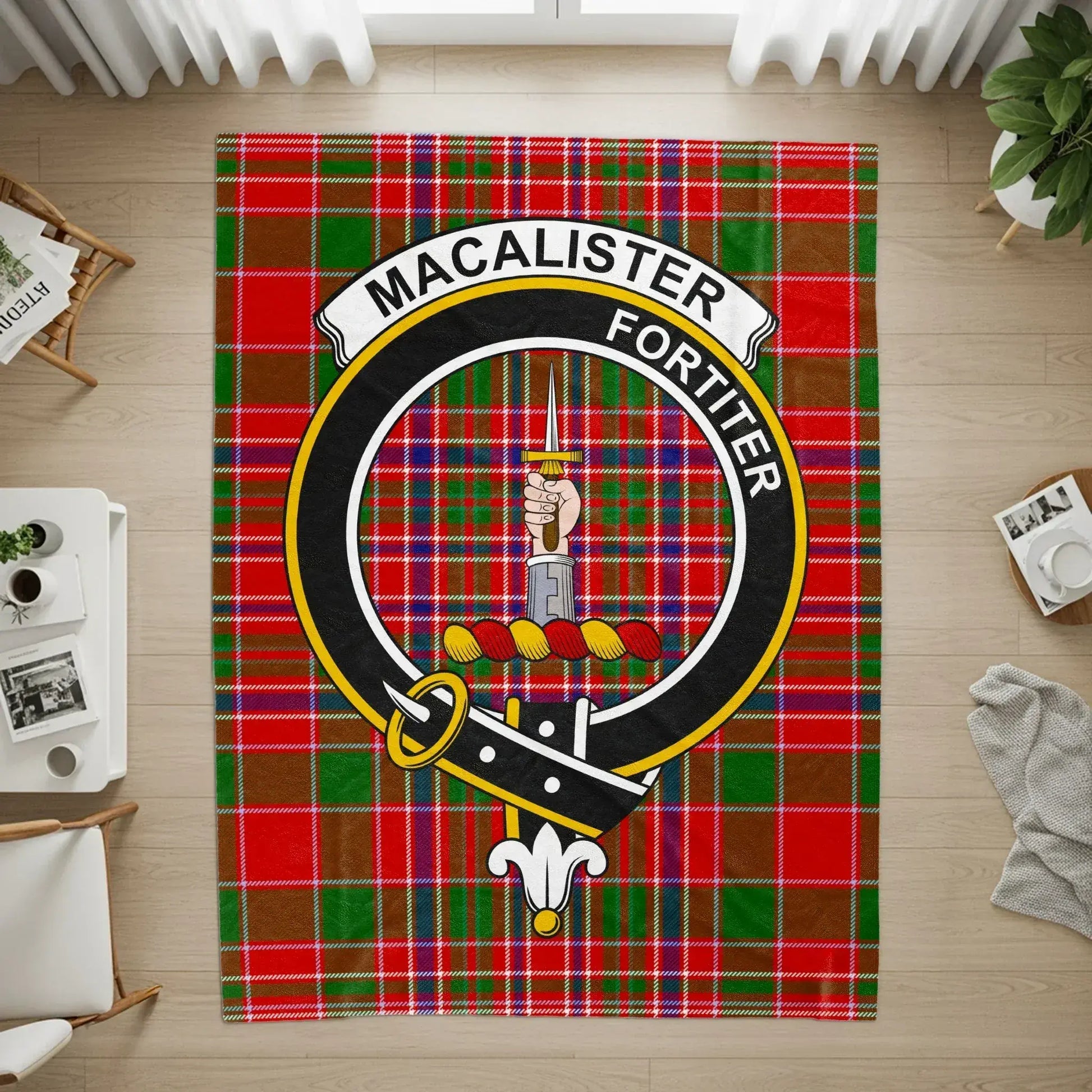 Macalister Fortiter Plaid Design Area Rug product type