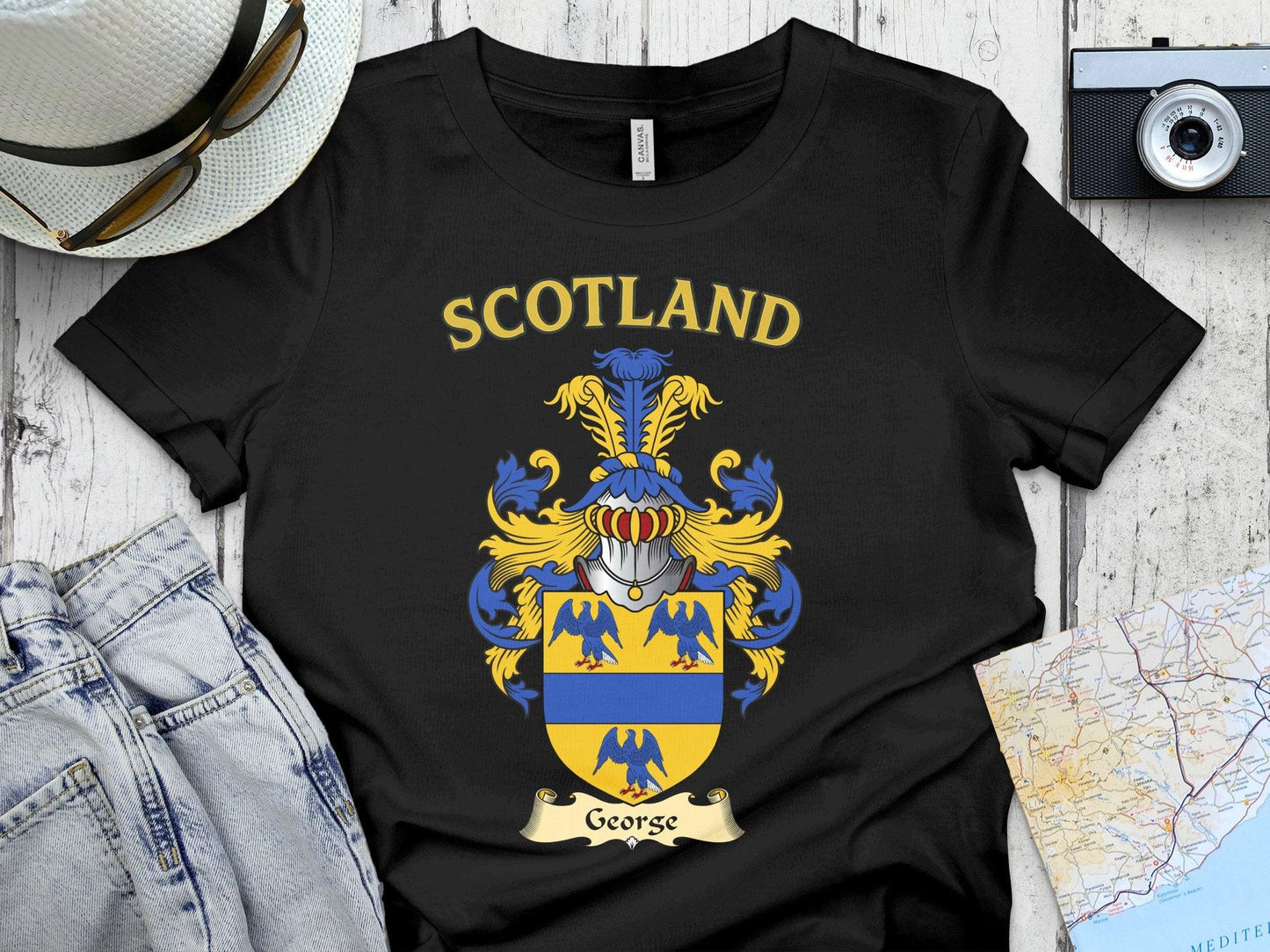 Scotland Emblem with George Crest Artistic product