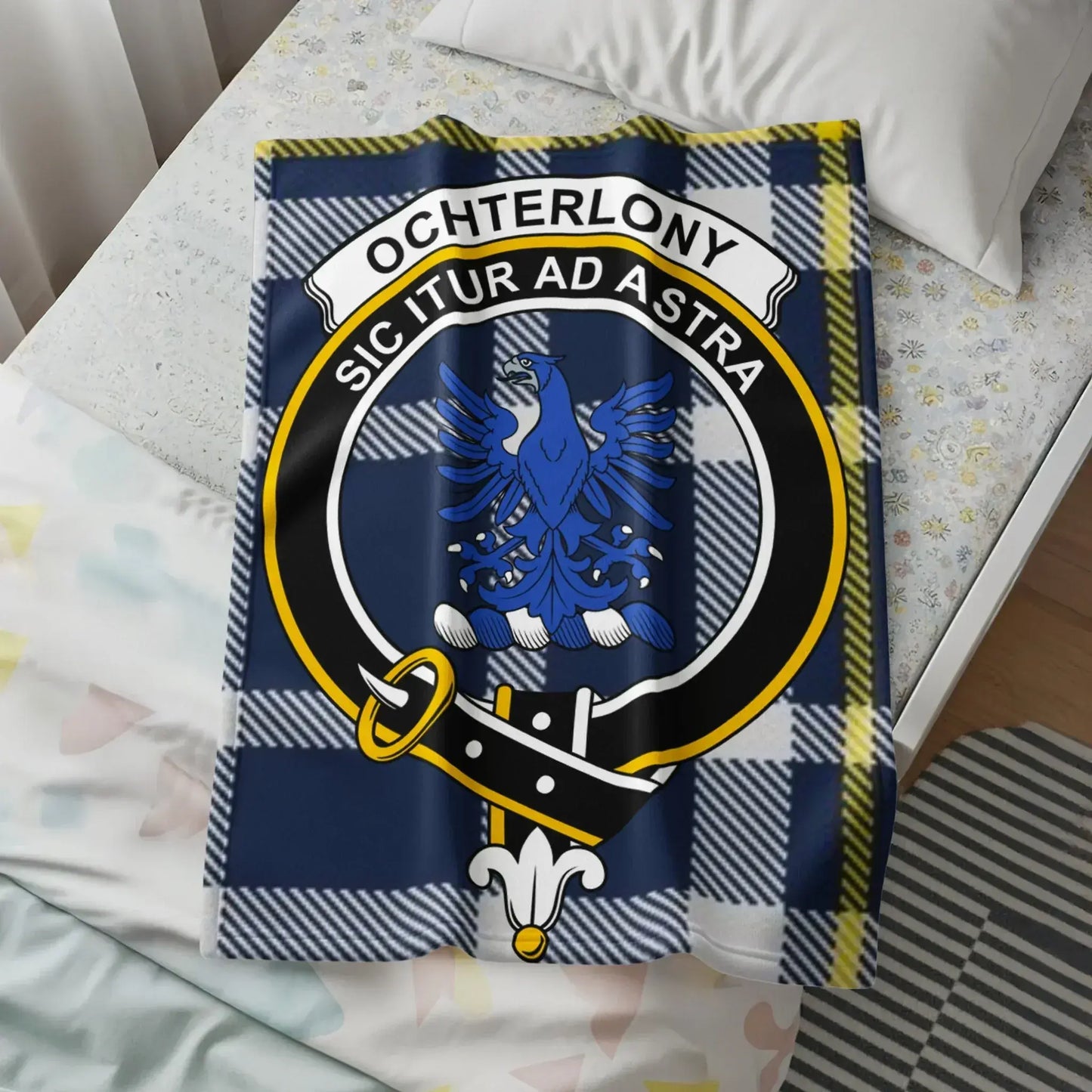Ochterlony Sic Itur Ad Astra Tartan Blanket product