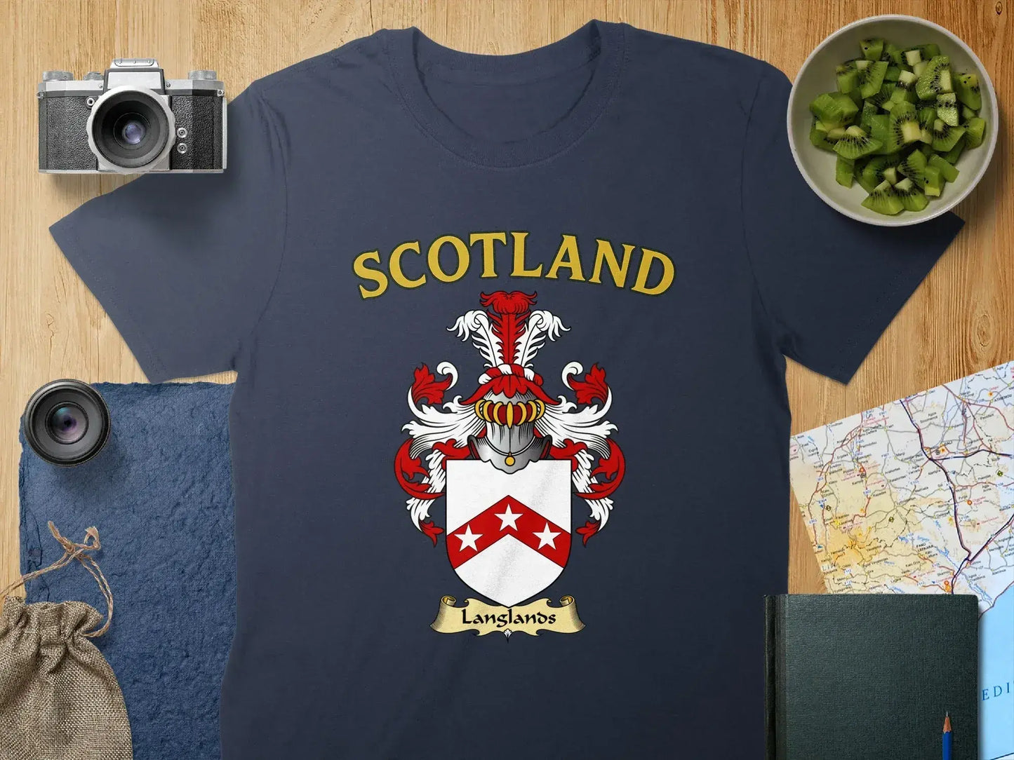 Scotland Langlands Family Crest T-Shirt Unique Product