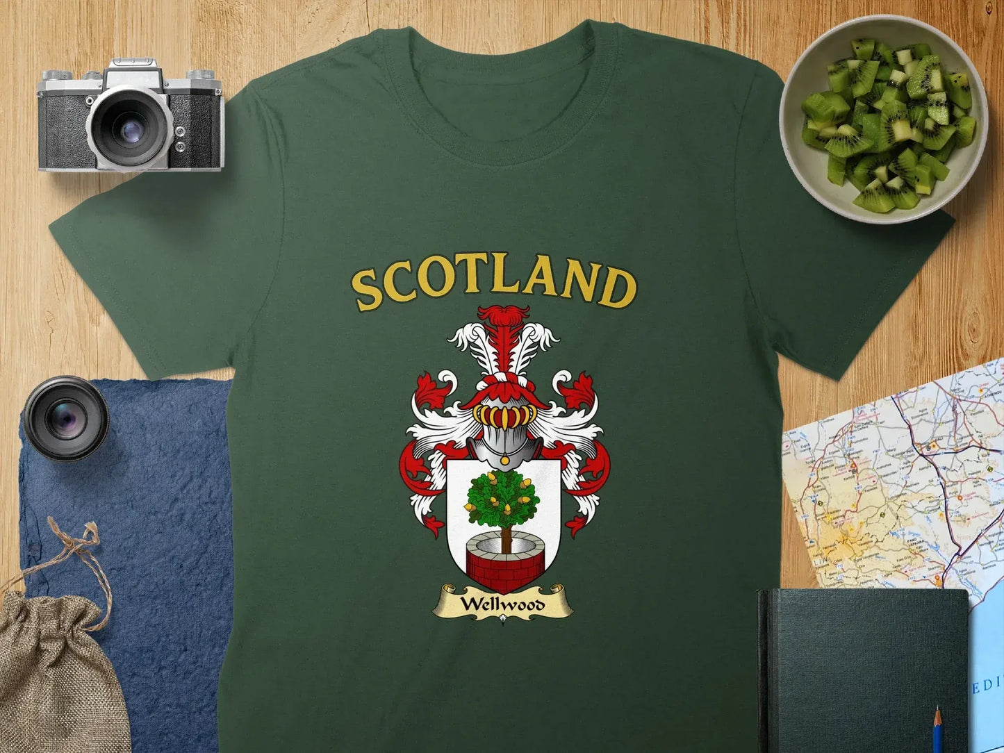 Scotland Family Crest Wellwood T-Shirt product type