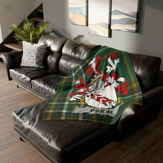 Family Crest Tartan Plaid Design Sofa Throw product