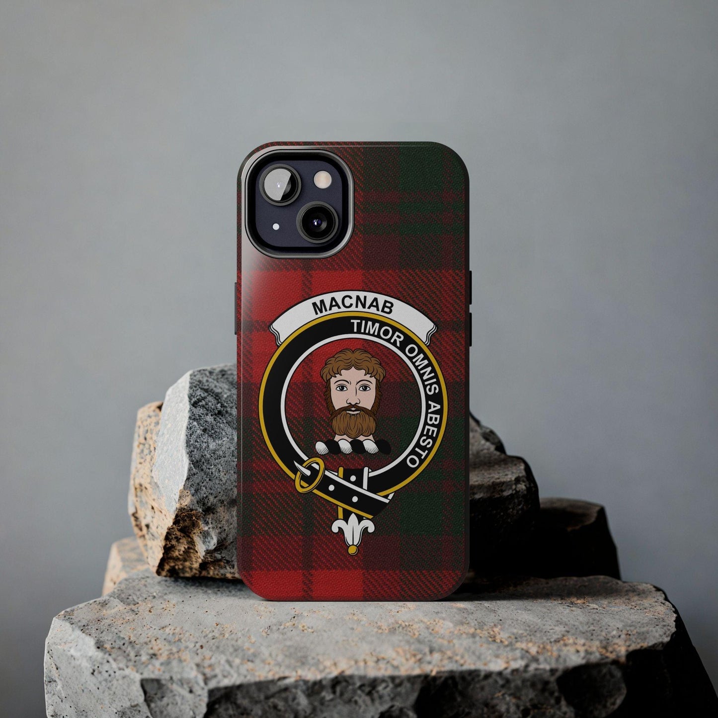 Macnab Clan Tartan Design Cell Phone Case - Celtic Ancestry Gifts
