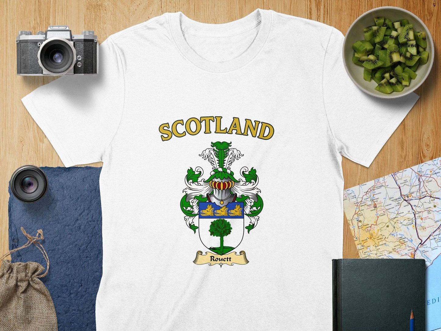 Scotland Heritage Crest Design in White product type