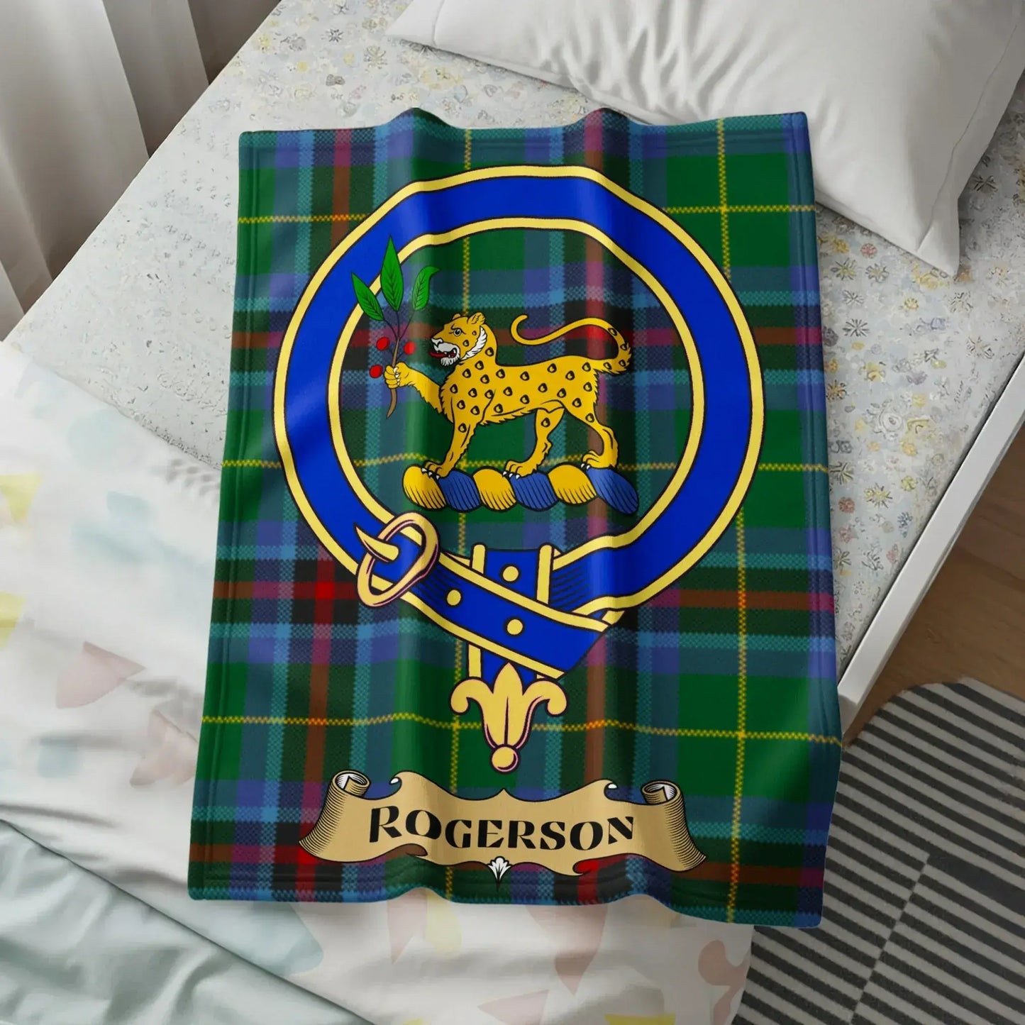 Rogerson Tartan Blanket Highland Leopard product