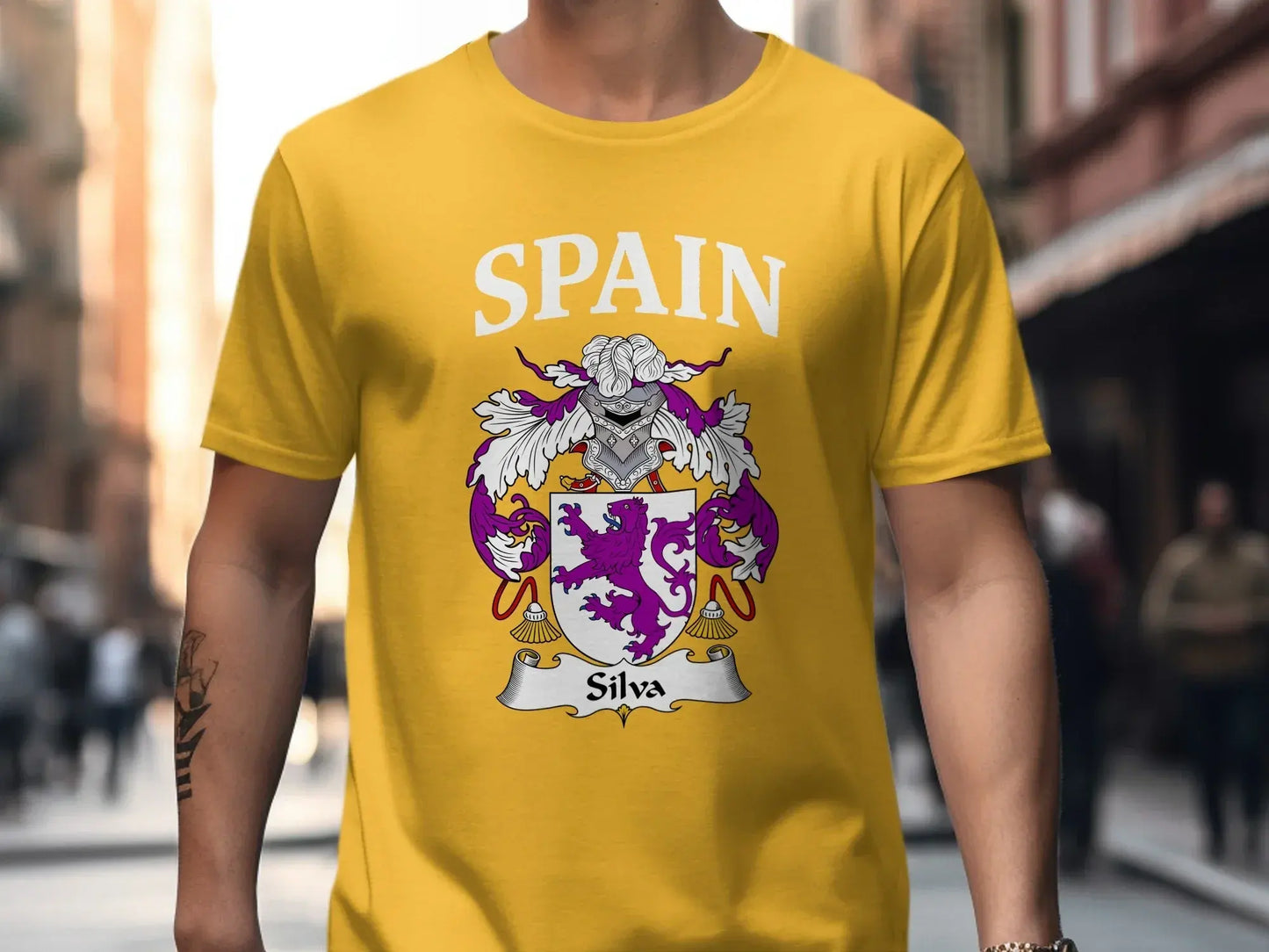 Spain Silva Coat of Arms Design T-shirt product