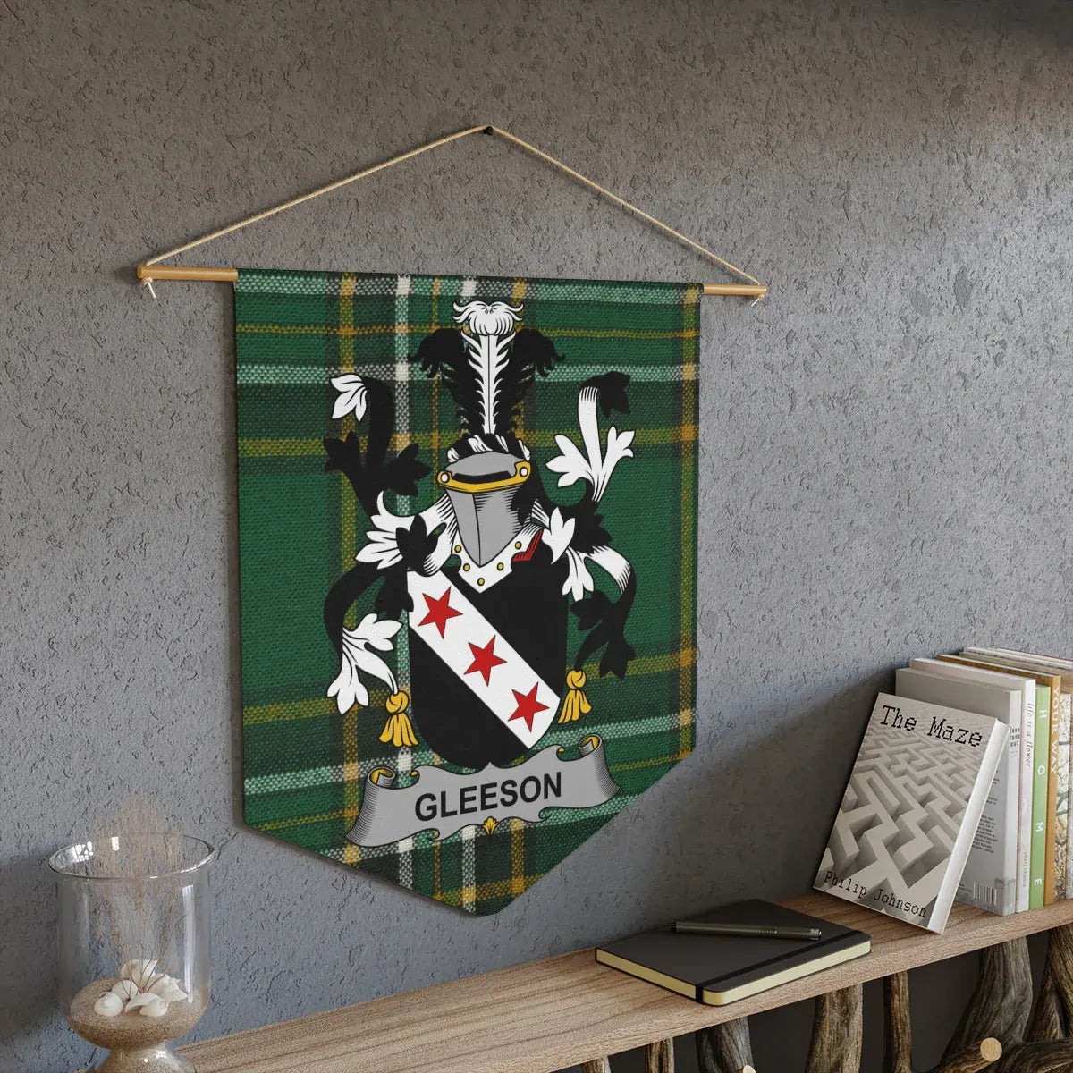 Gleeson Family Crest Wall Hanging Tapestry product type