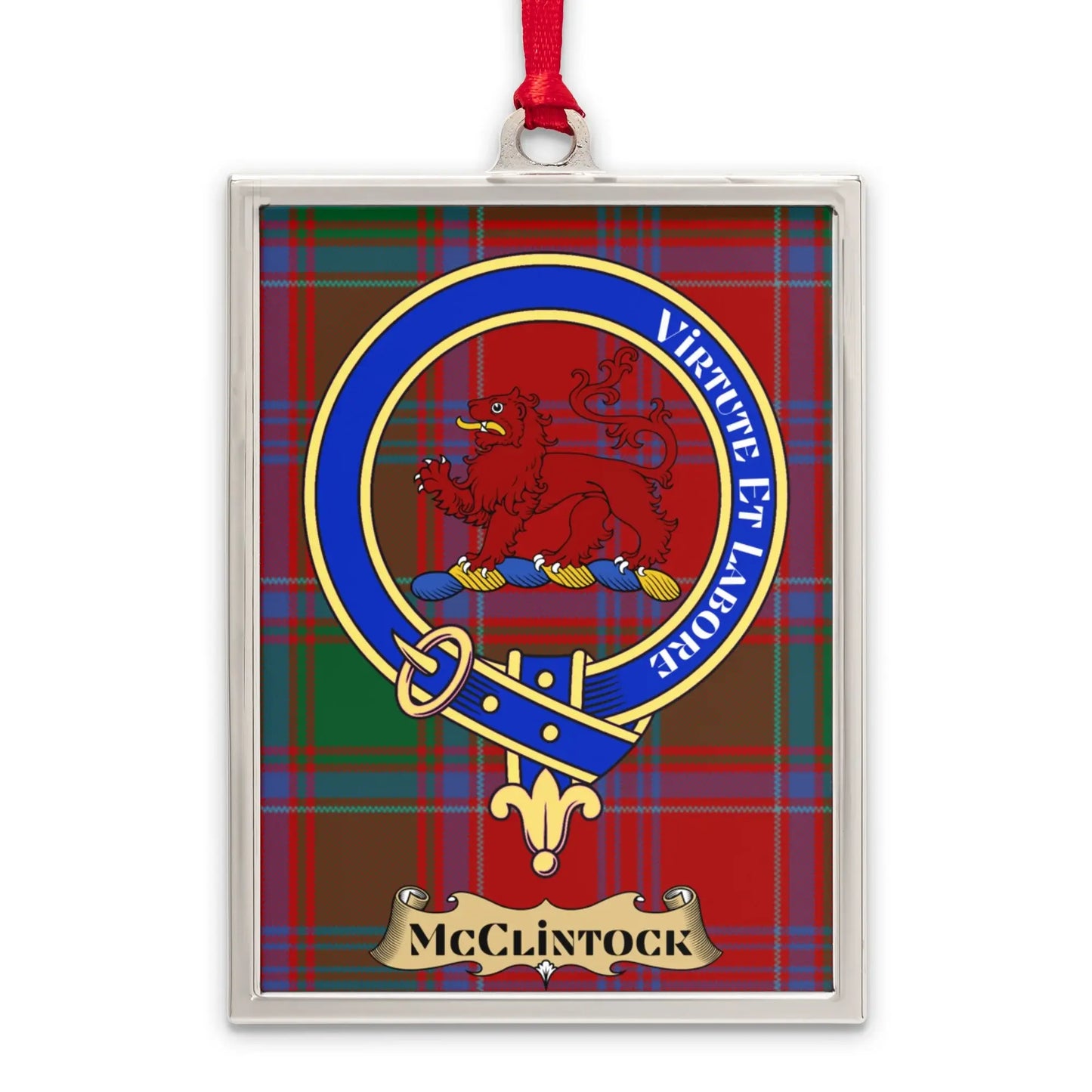 McClintock Clan Tartan Crest Keepsake product