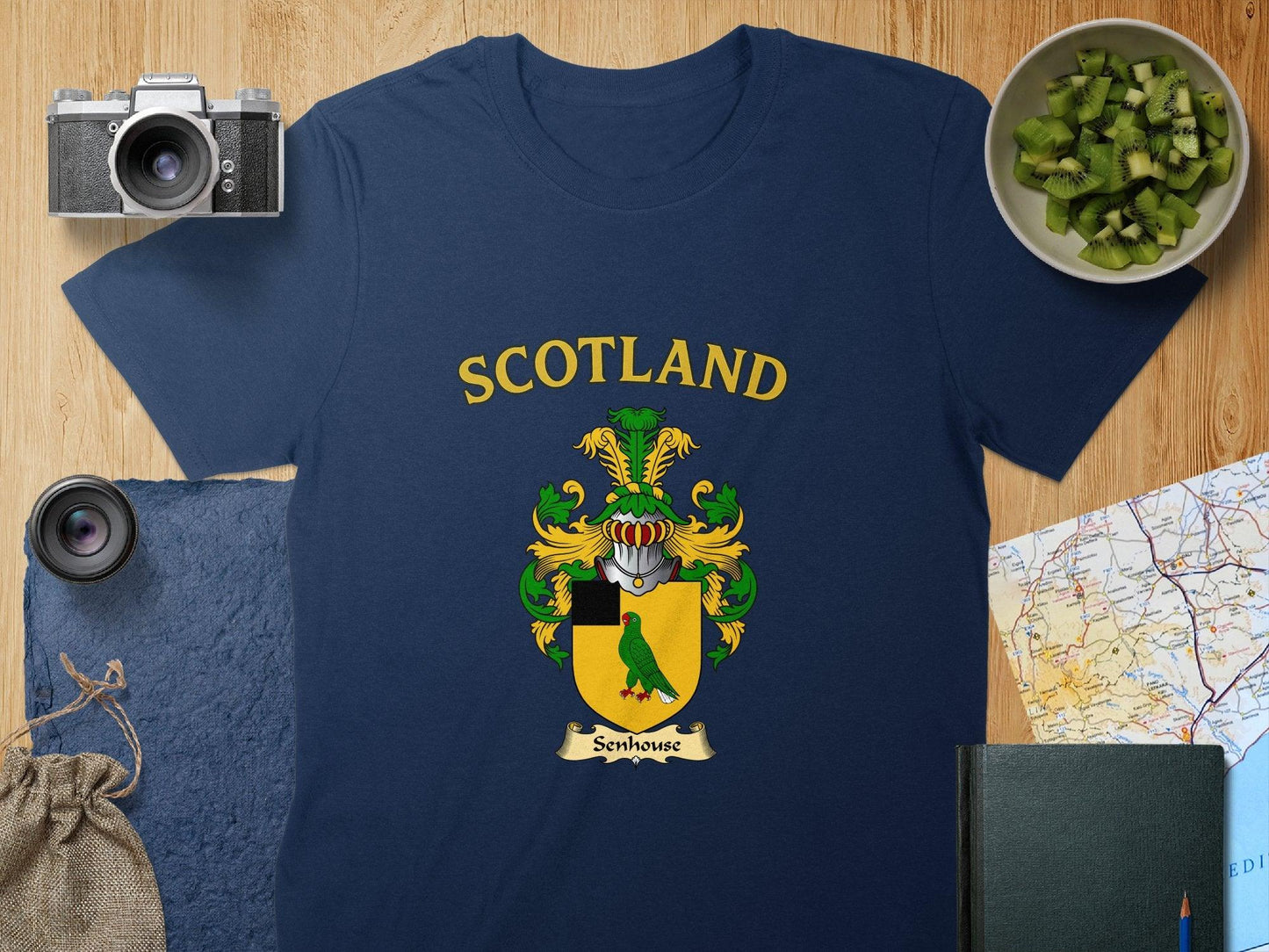Senhouse Clan Family Crest Scotland T-Shirt - Celtic Ancestry Gifts