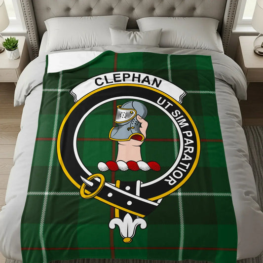 Clan Clephan Crest Blanket Unique Bedding product