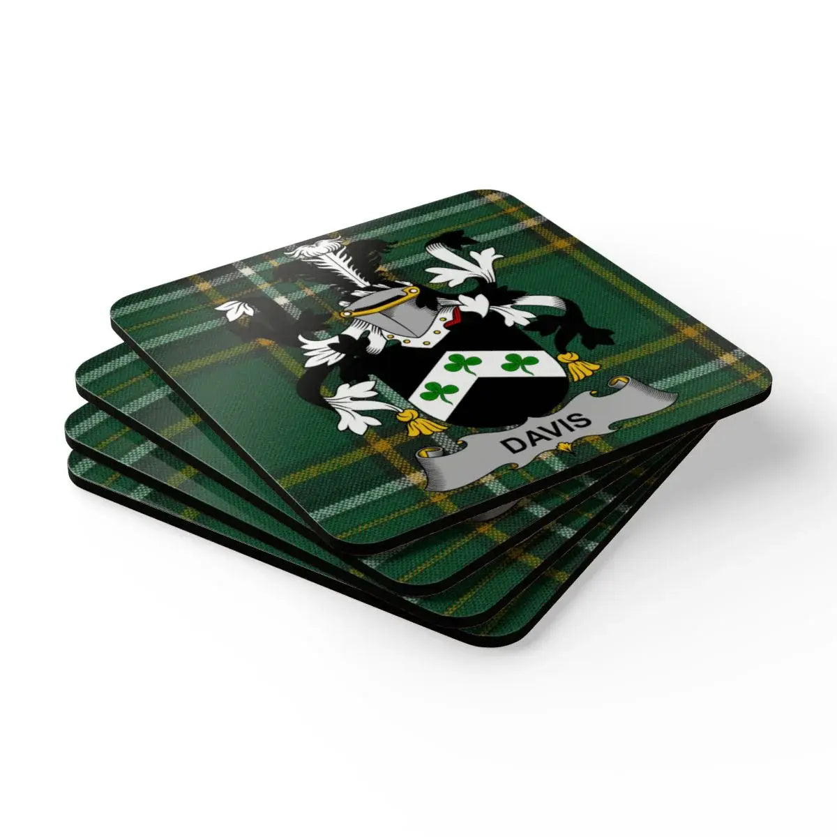 Davis Family Crest Tartan Coasters product type