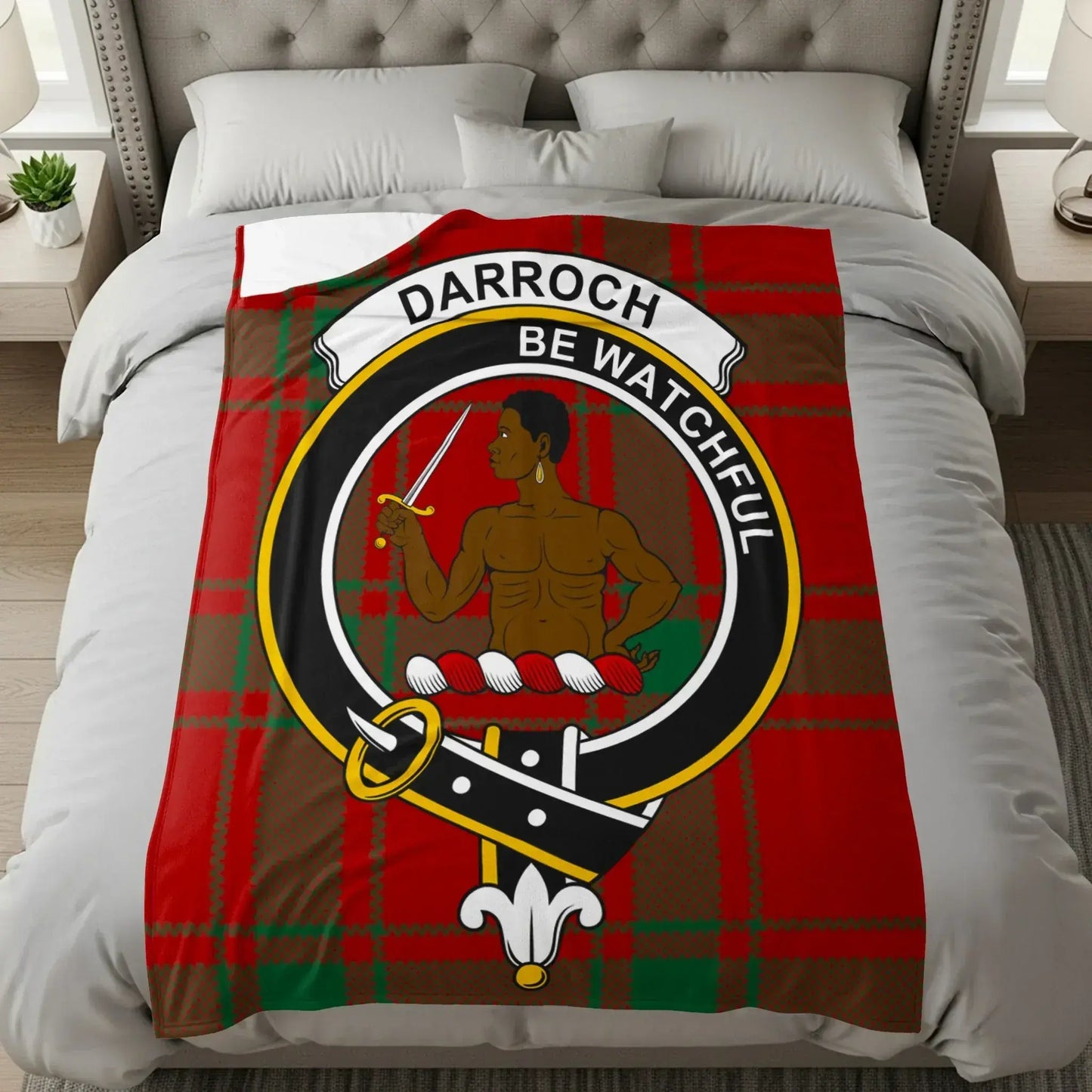 Darroch Scottish Clan Crest Bedding Blanket product