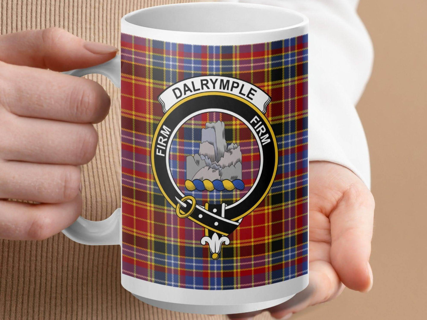 Dalrymple Firm Firm Clan Crest Tartan Mug product