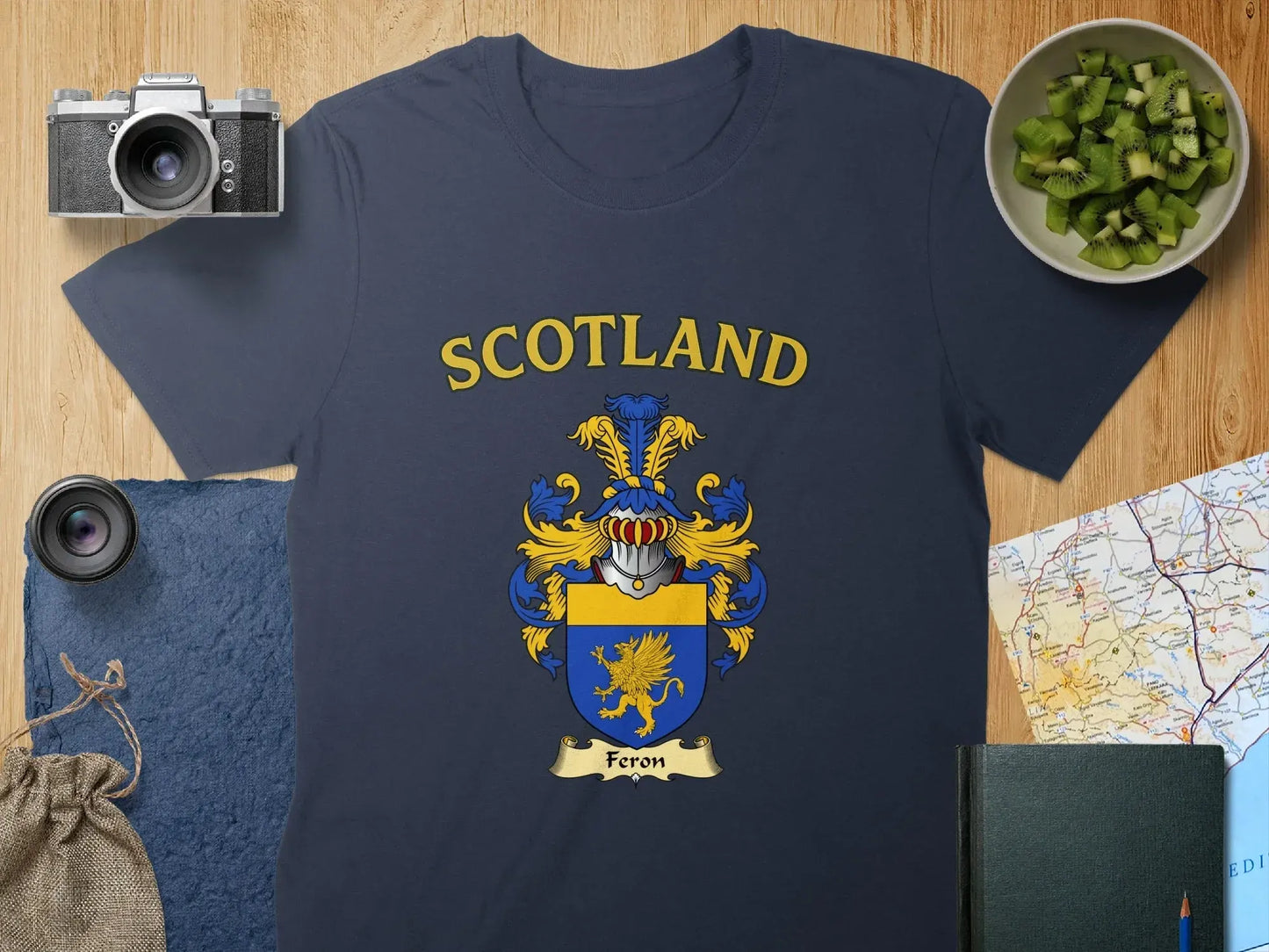 Scotland Feron Blue Shield Graphic T-shirt product