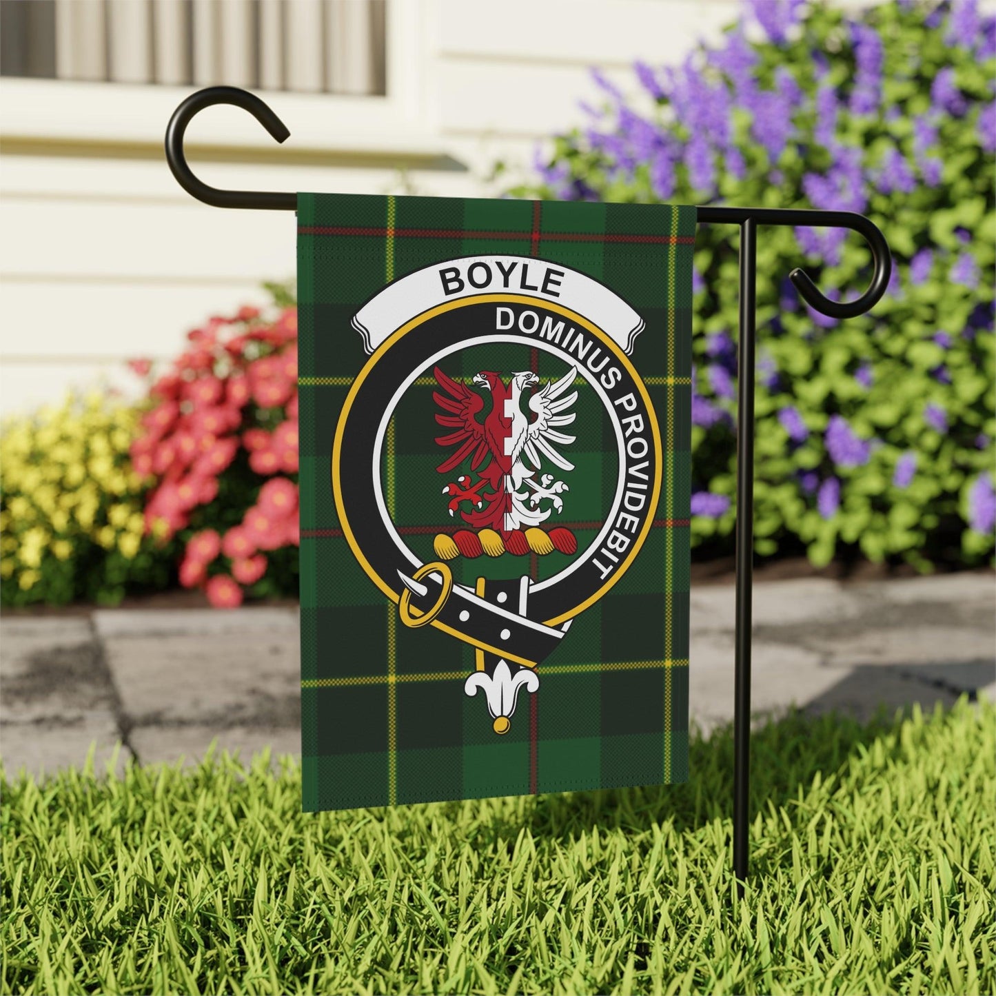 Boyle Clan Scottish Tartan Garden Flag