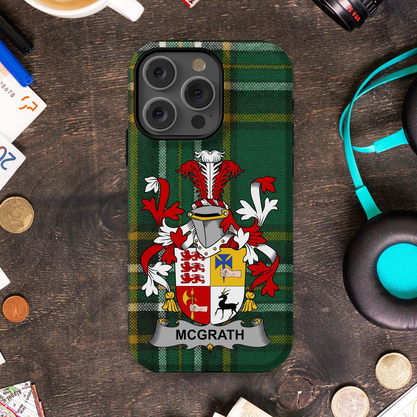 Personalized McGrath Coat of Arms Phone Case product